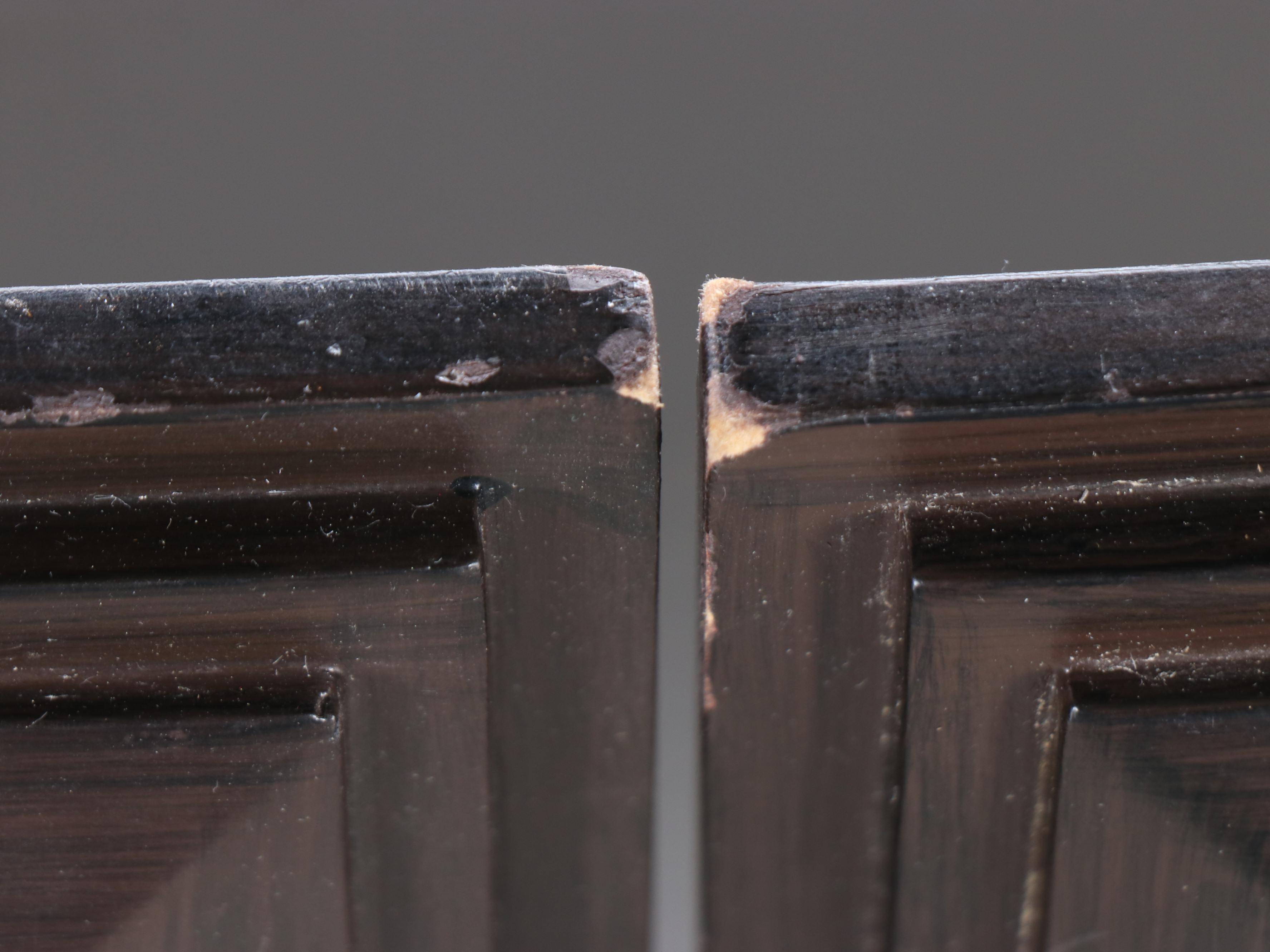 Pottery Barn Wood Floating Shelves with Plate Grooves