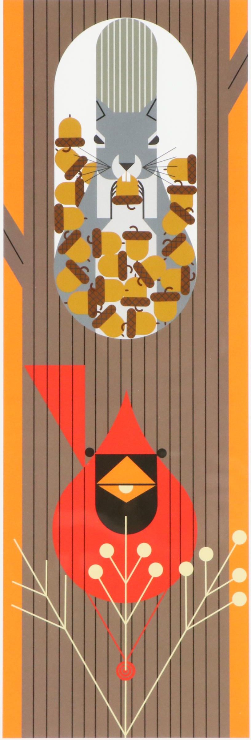 Offset Lithograph After Charley Harper "October Edibles"