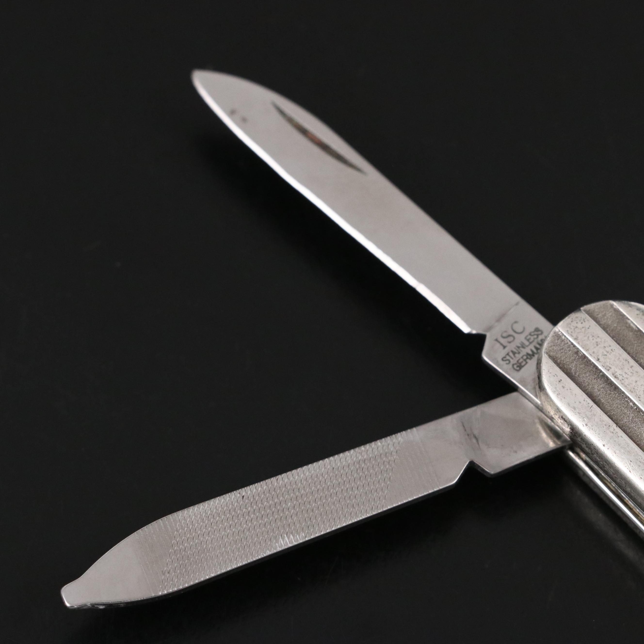 Tiffany & Co. Sterling Silver Cover Pocket Knife, 1995