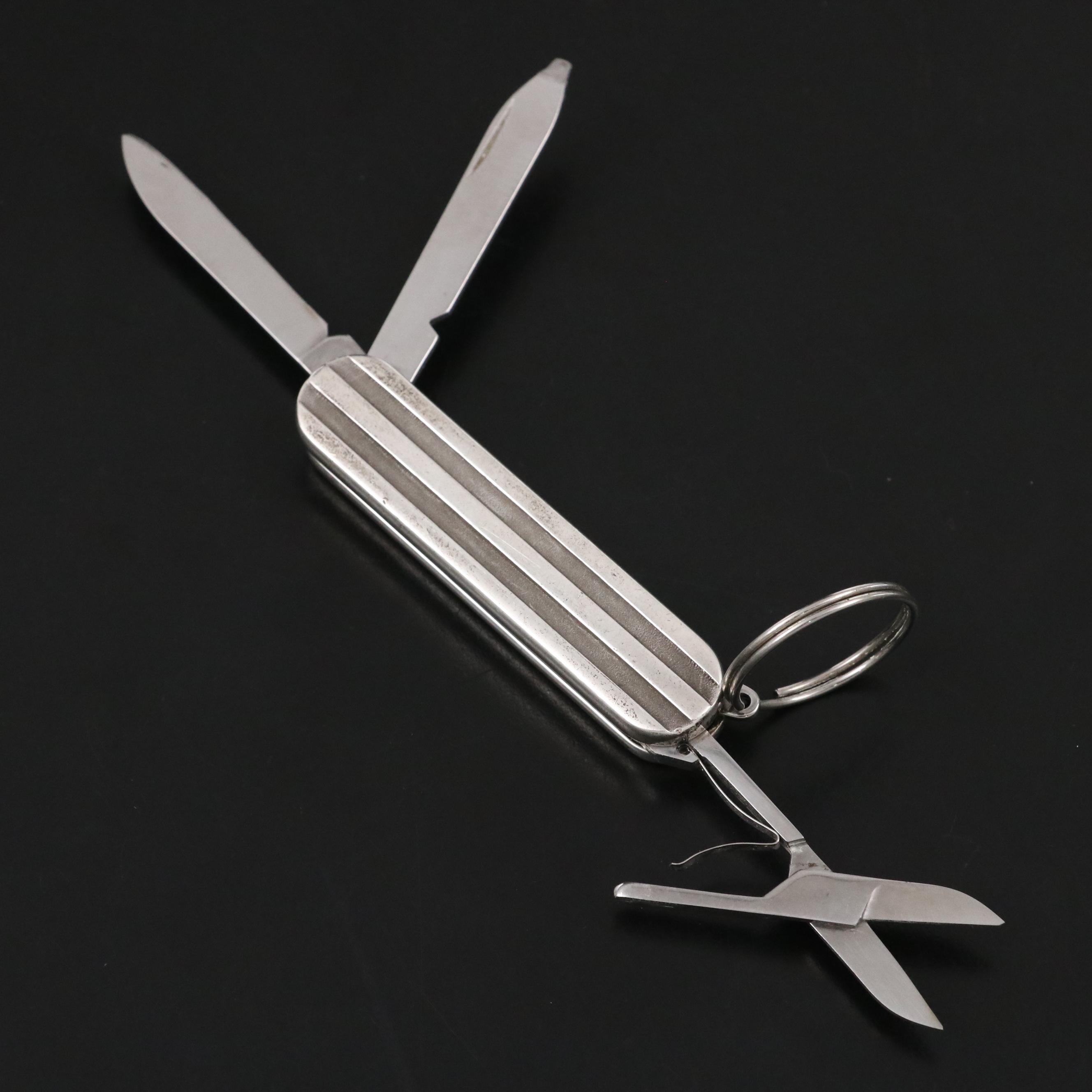 Tiffany & Co. Sterling Silver Cover Pocket Knife, 1995