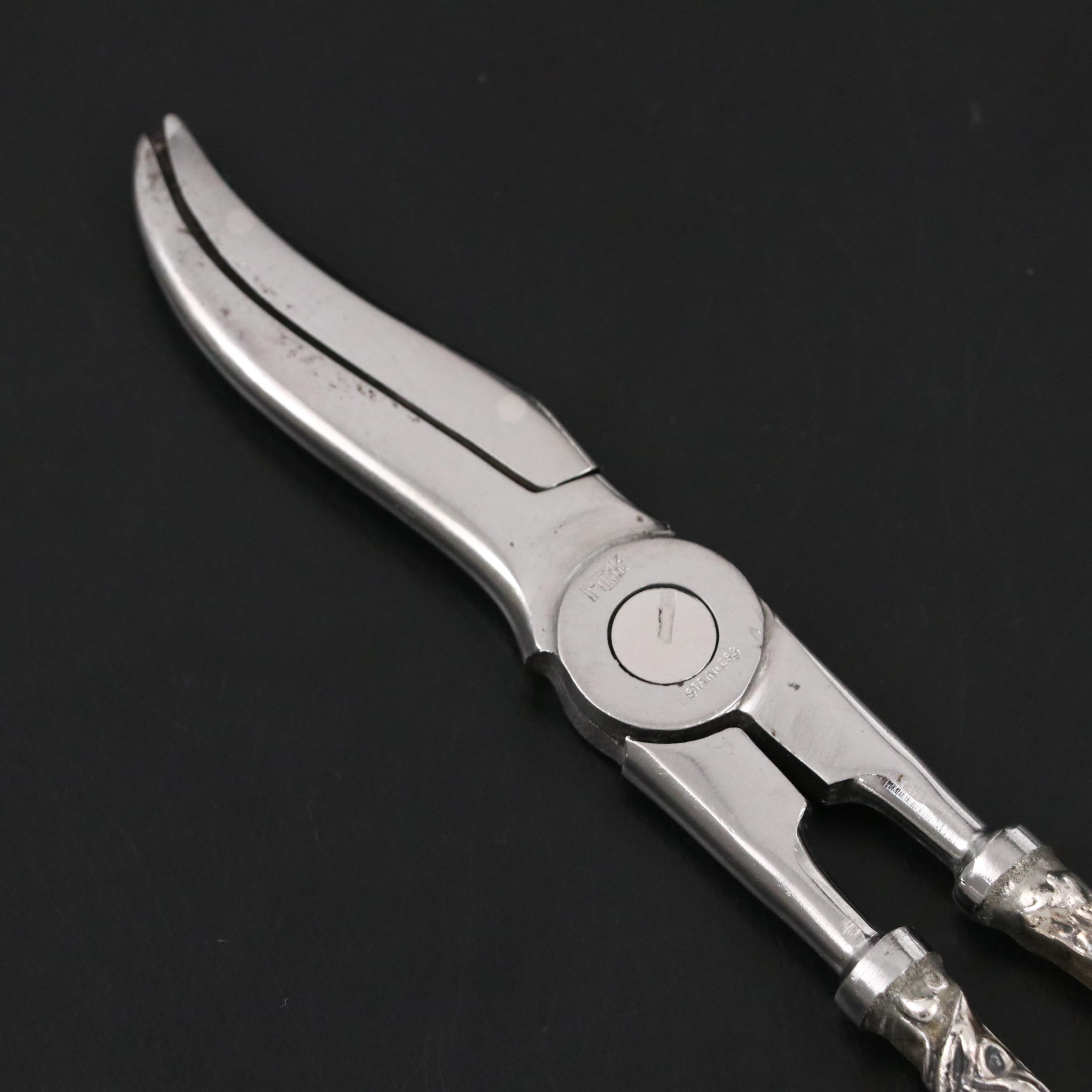 Tiffany & Co. Sterling Silver Handled Grape Shears, 20th Century