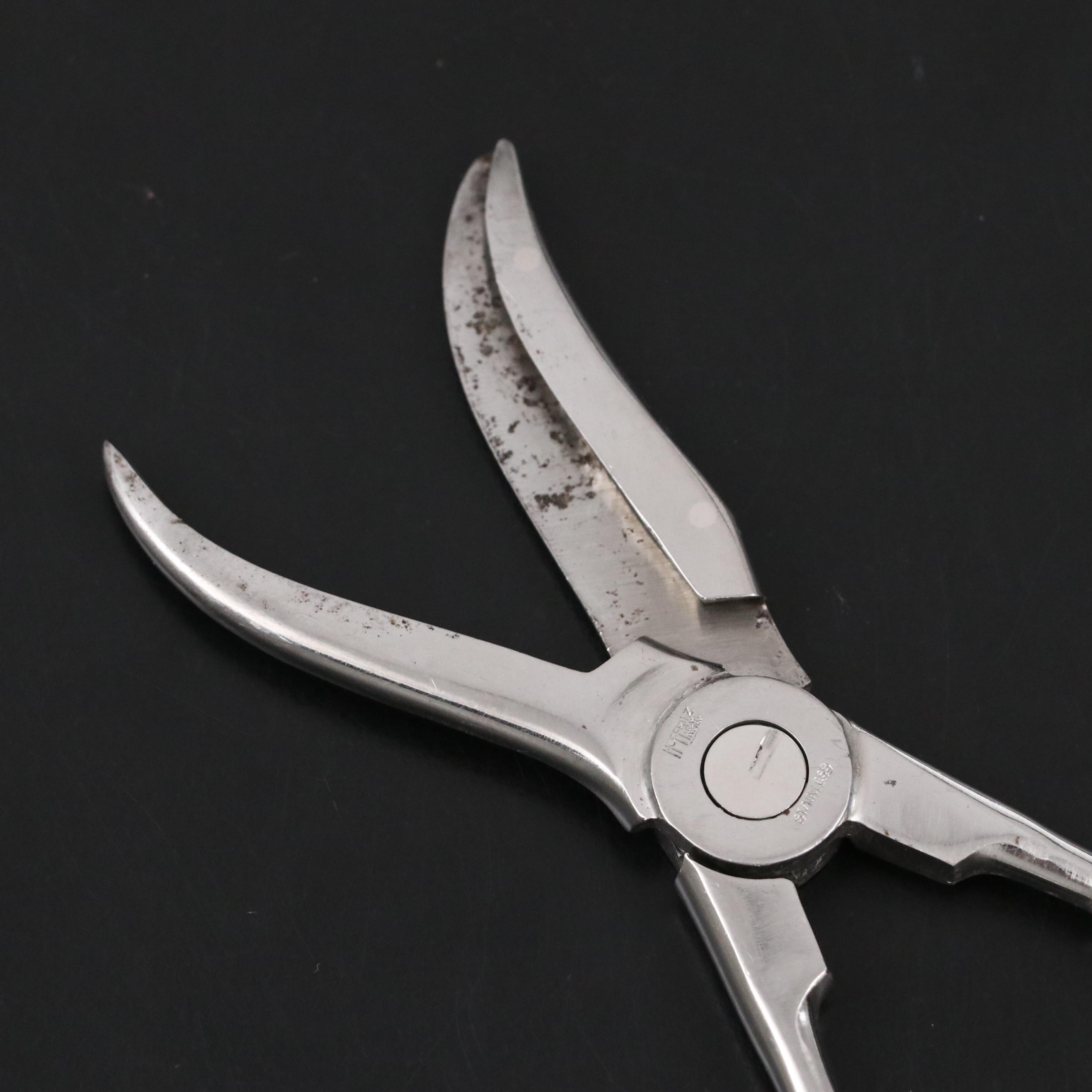 Tiffany & Co. Sterling Silver Handled Grape Shears, 20th Century