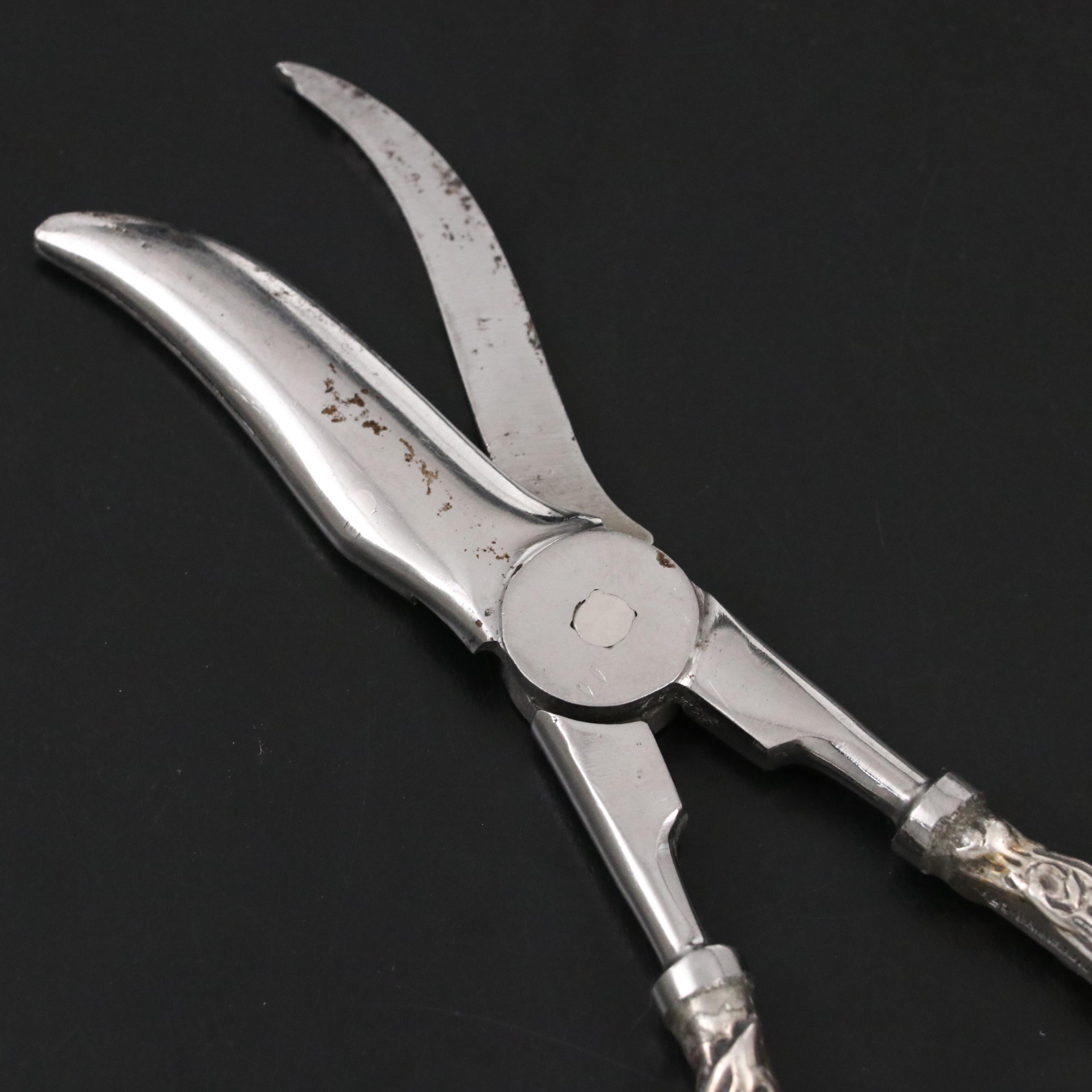 Tiffany & Co. Sterling Silver Handled Grape Shears, 20th Century
