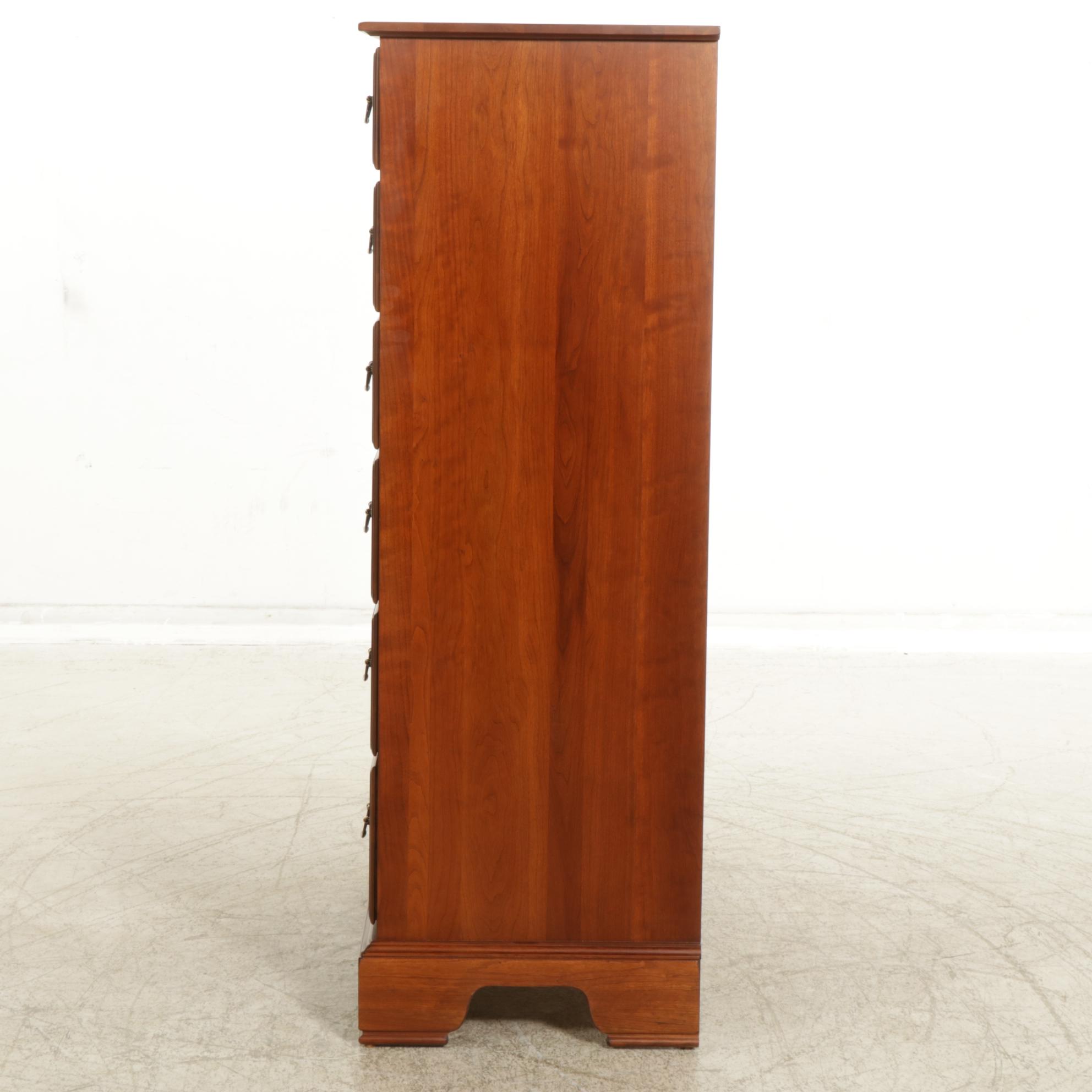 Knob Creek Federal Style Cherry Chest of Drawers