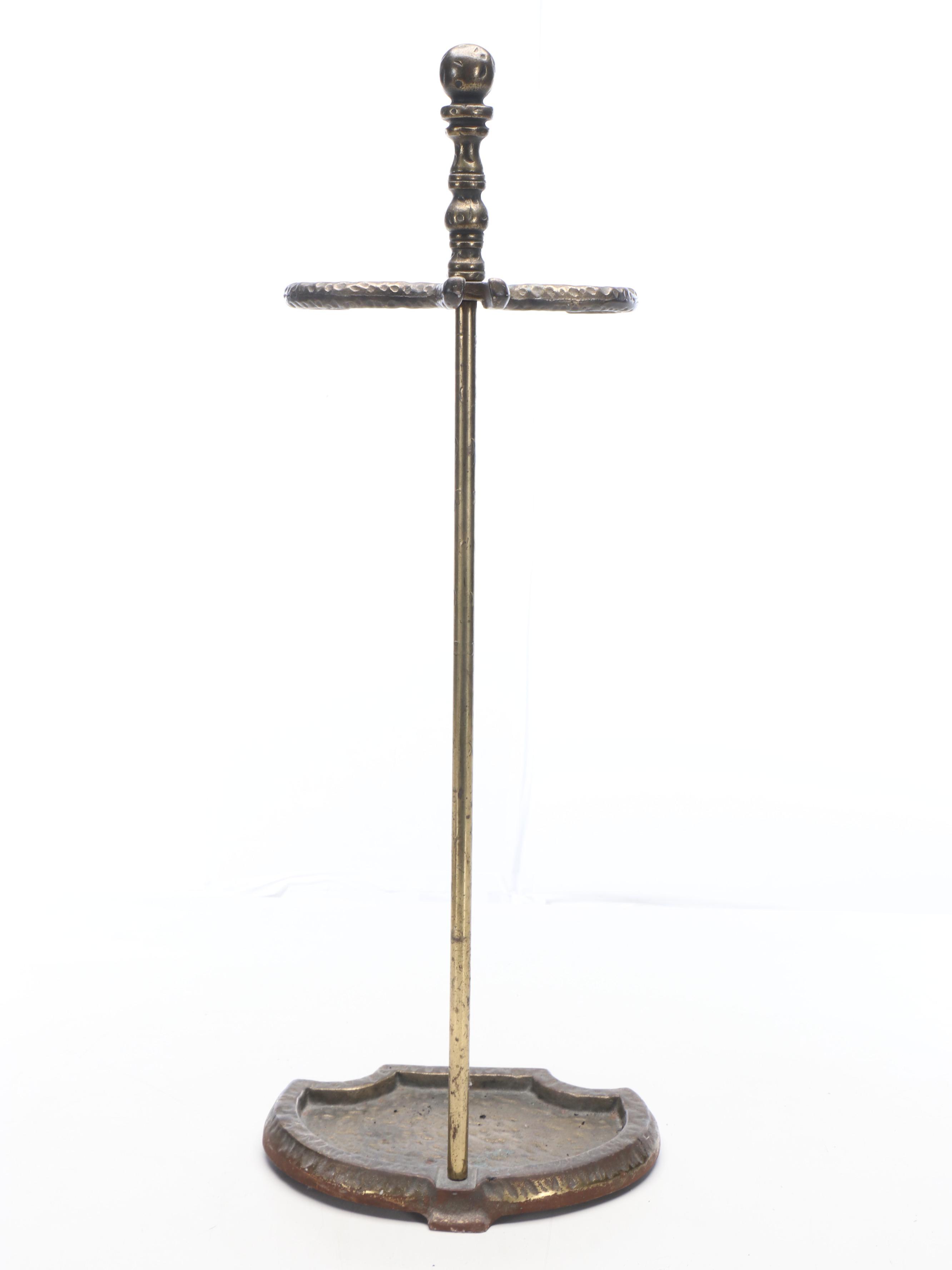 Brass Fireplace Tool Set