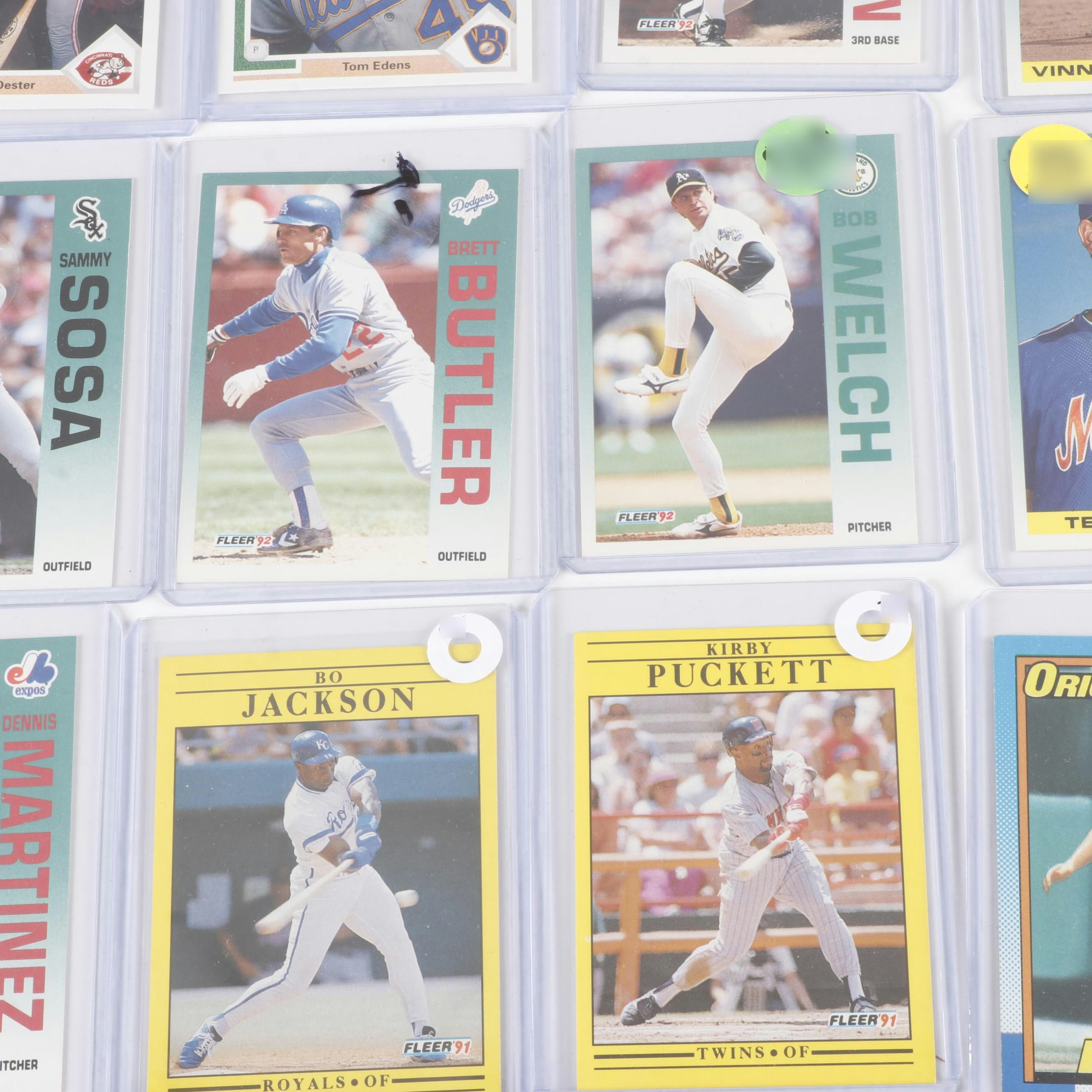 Over 160 Baseball, Basketball, and Football Cards, 1980s to 2000s