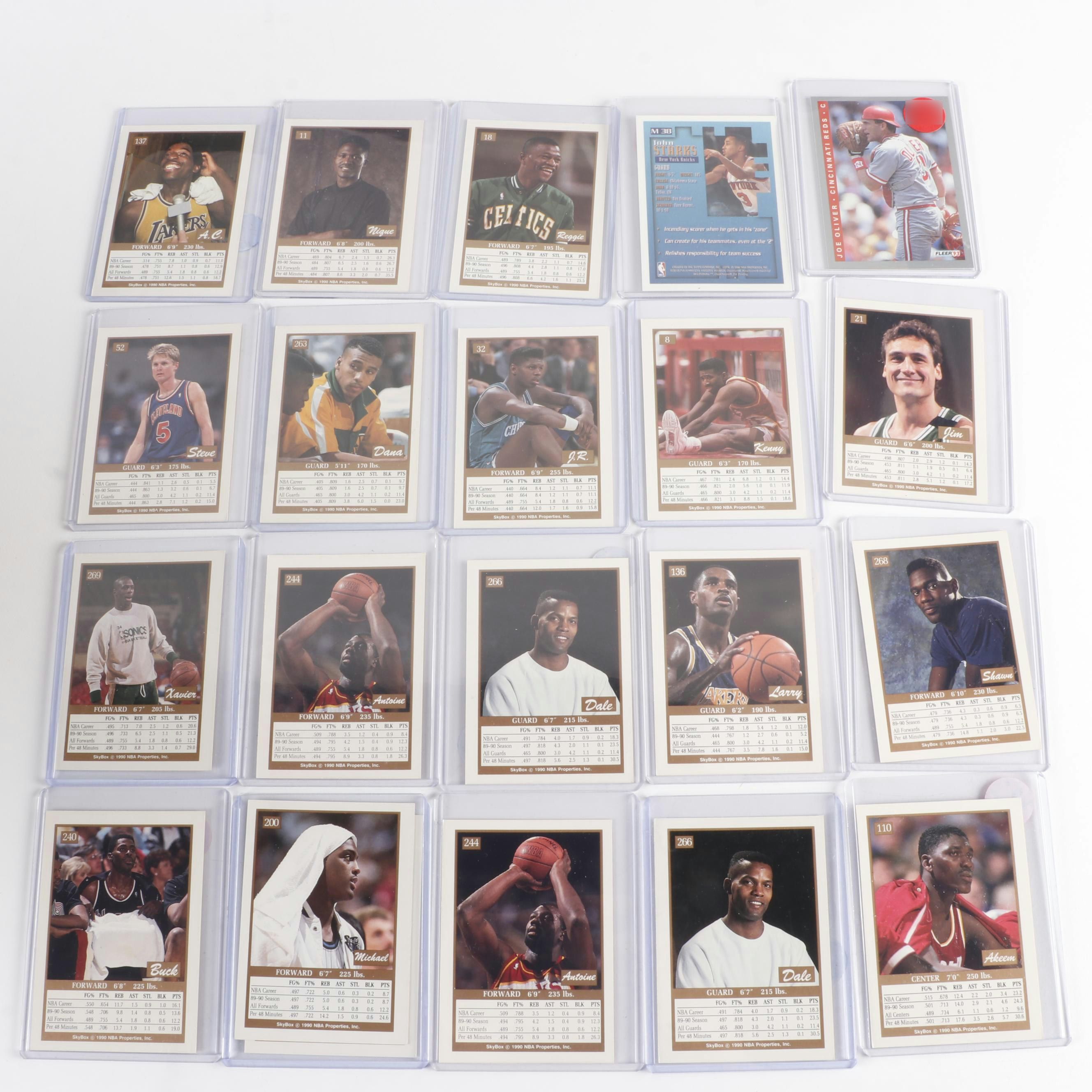 Over 160 Baseball, Basketball, and Football Cards, 1980s to 2000s