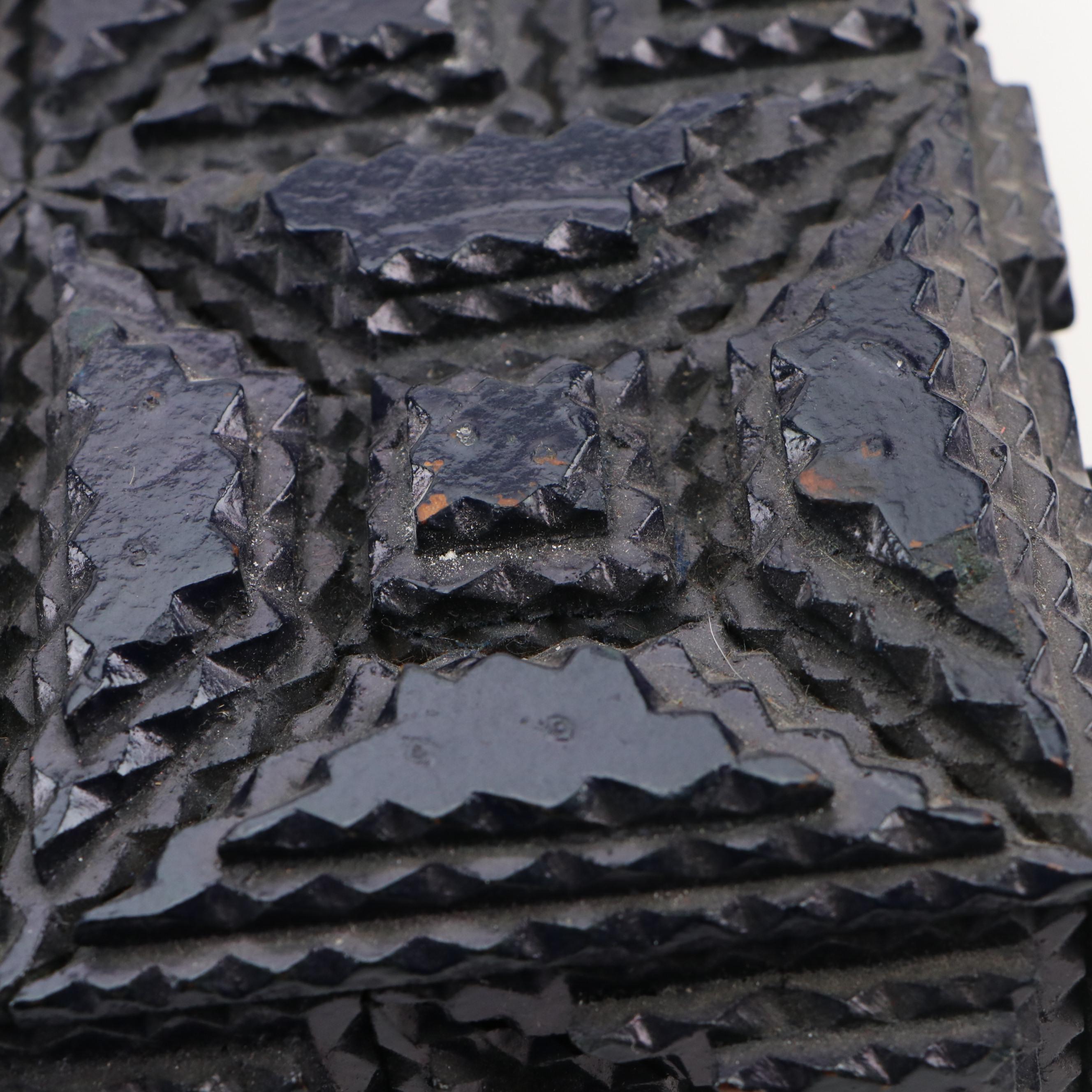 Chip-Carved Tramp Art Hinged Box, Early 20th Century