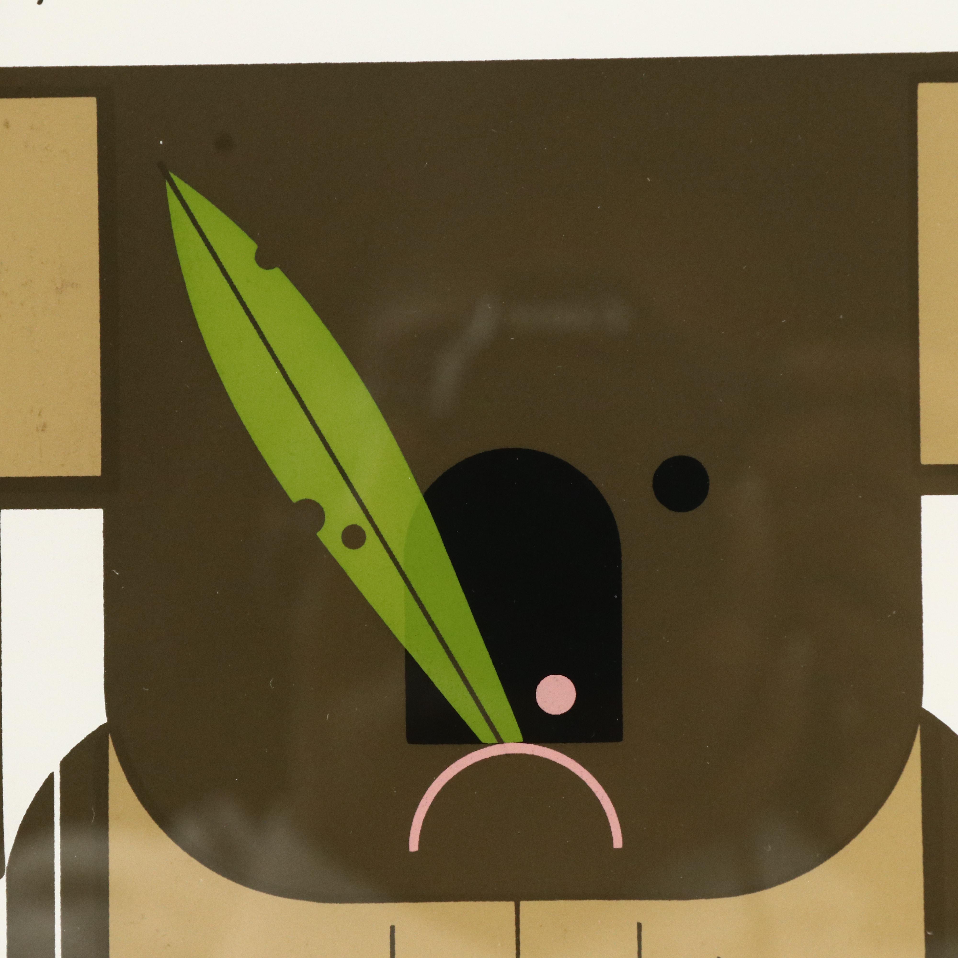 Charley Harper Serigraph "Down Under Down Under"