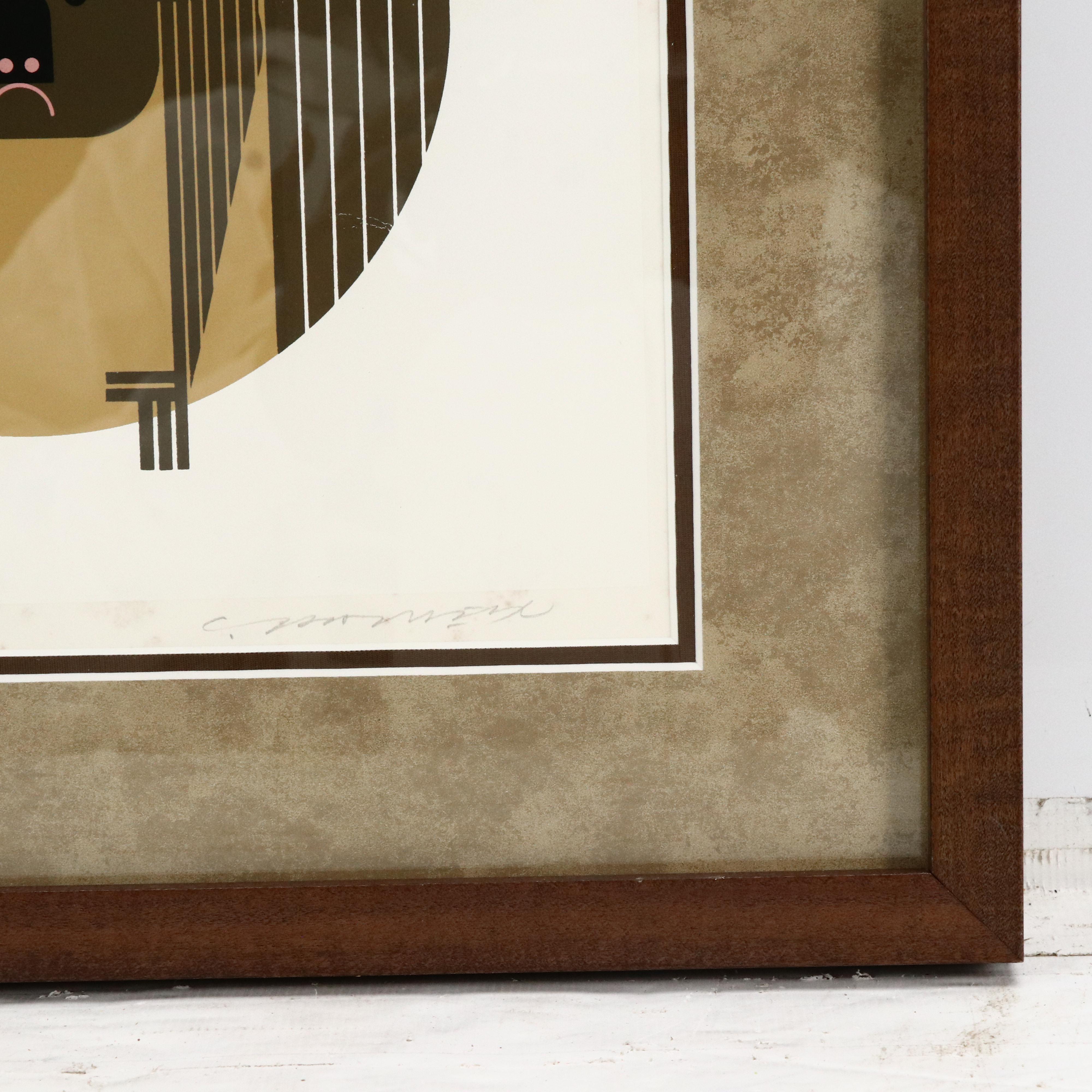 Charley Harper Serigraph "Down Under Down Under"