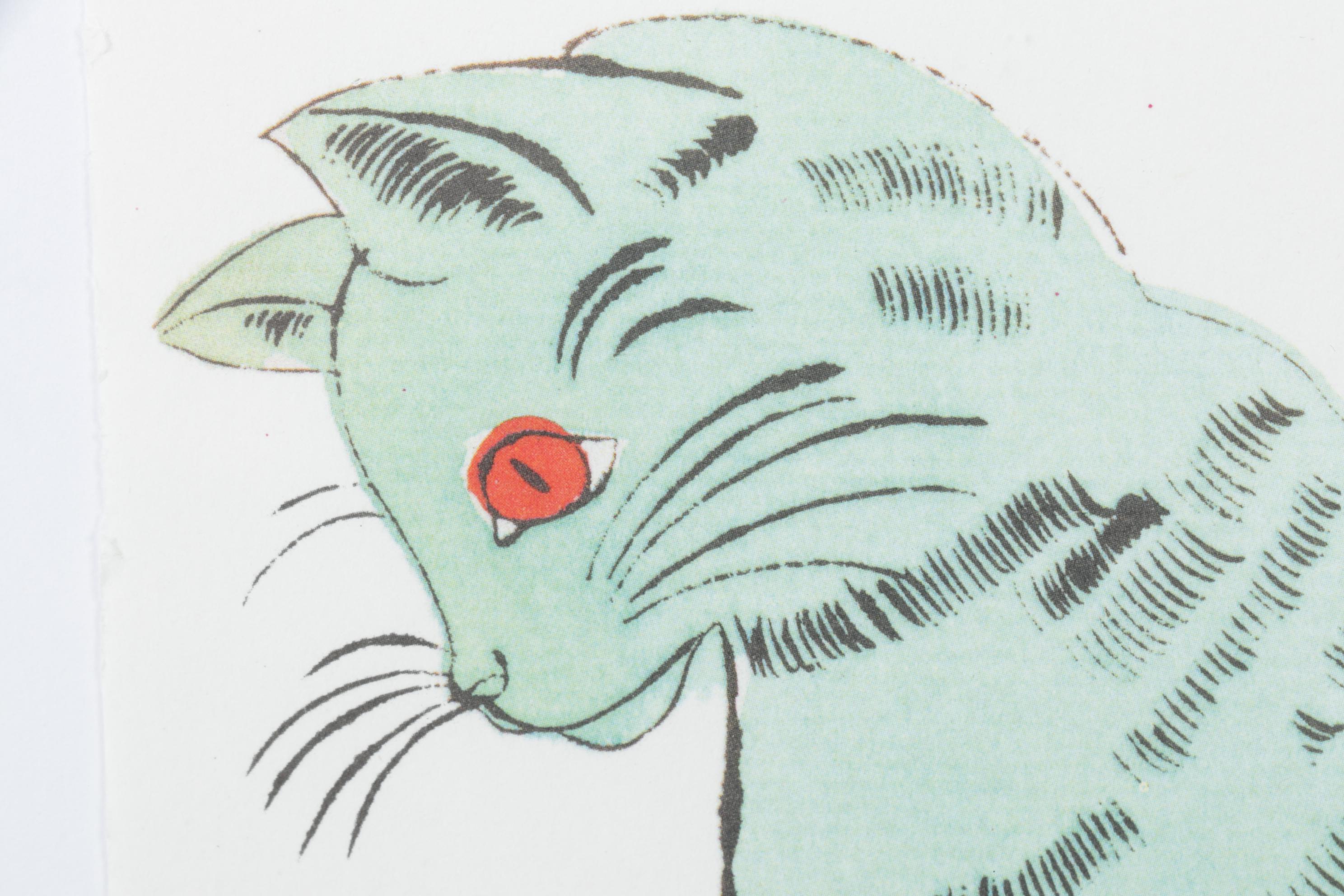 Offset Lithograph After Andy Warhol From "25 Cats Named Sam and One Blue Pussy"