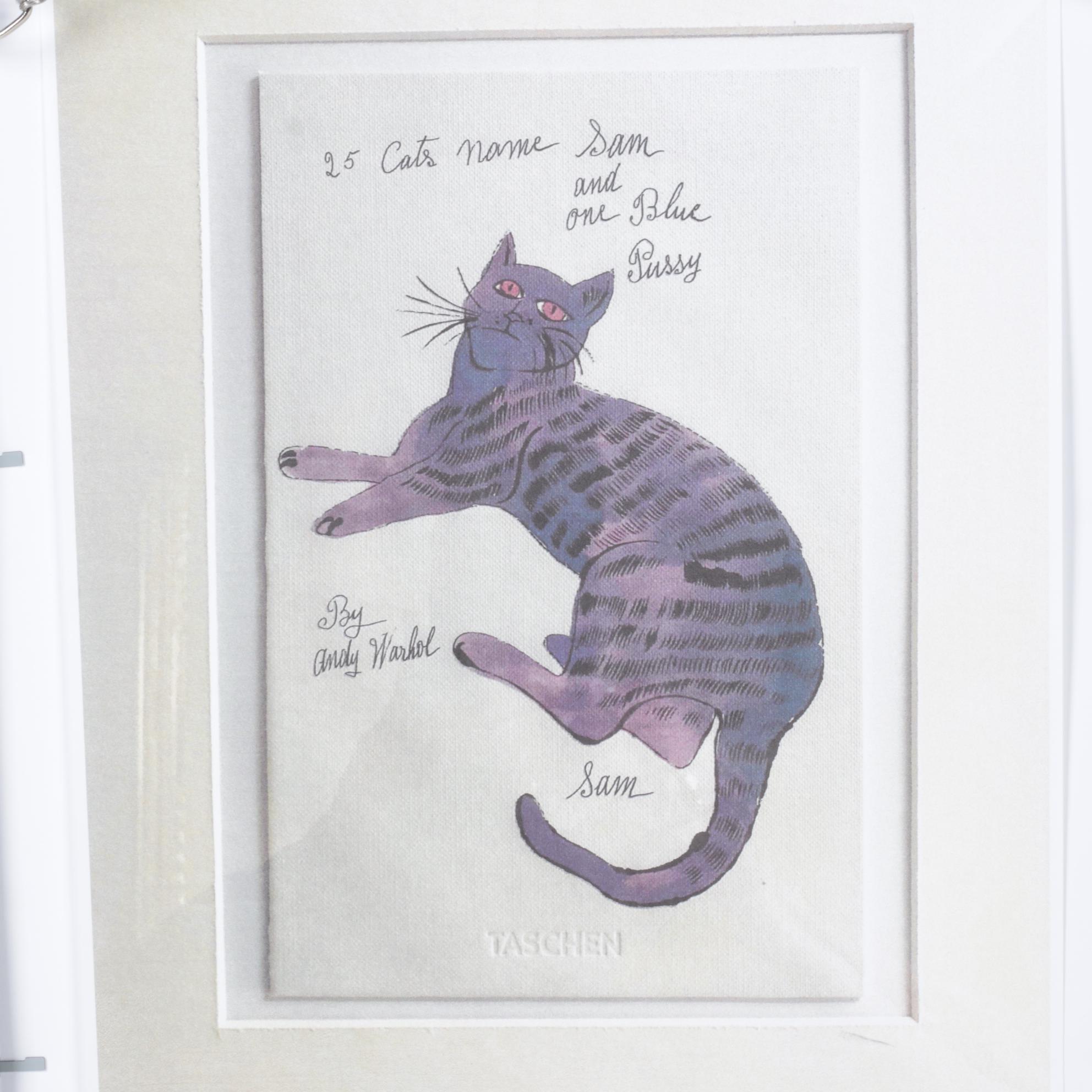 Offset Lithograph After Andy Warhol From "25 Cats Named Sam and One Blue Pussy"