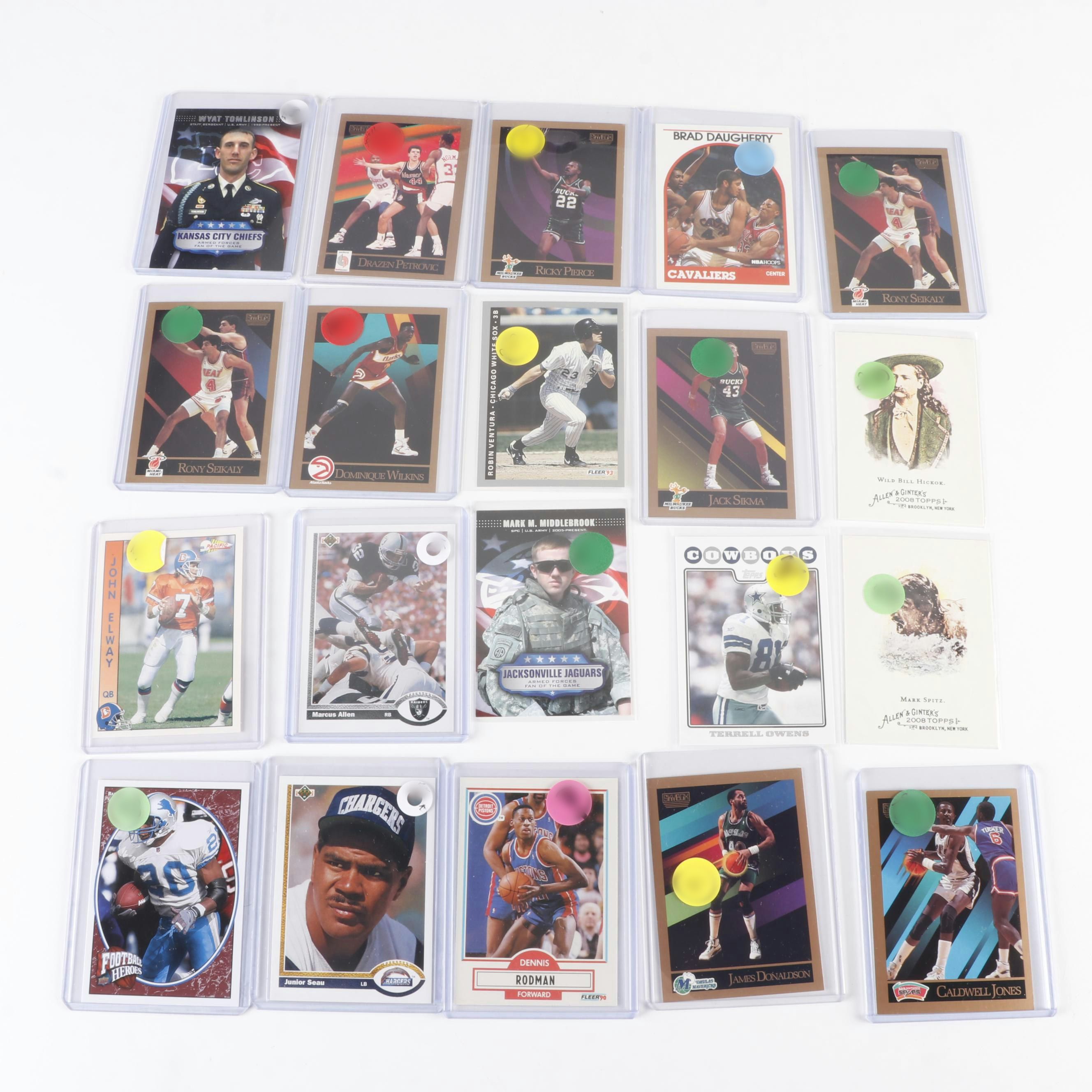 Over 200 Baseball, Football, Pokemon, and Basketball Cards