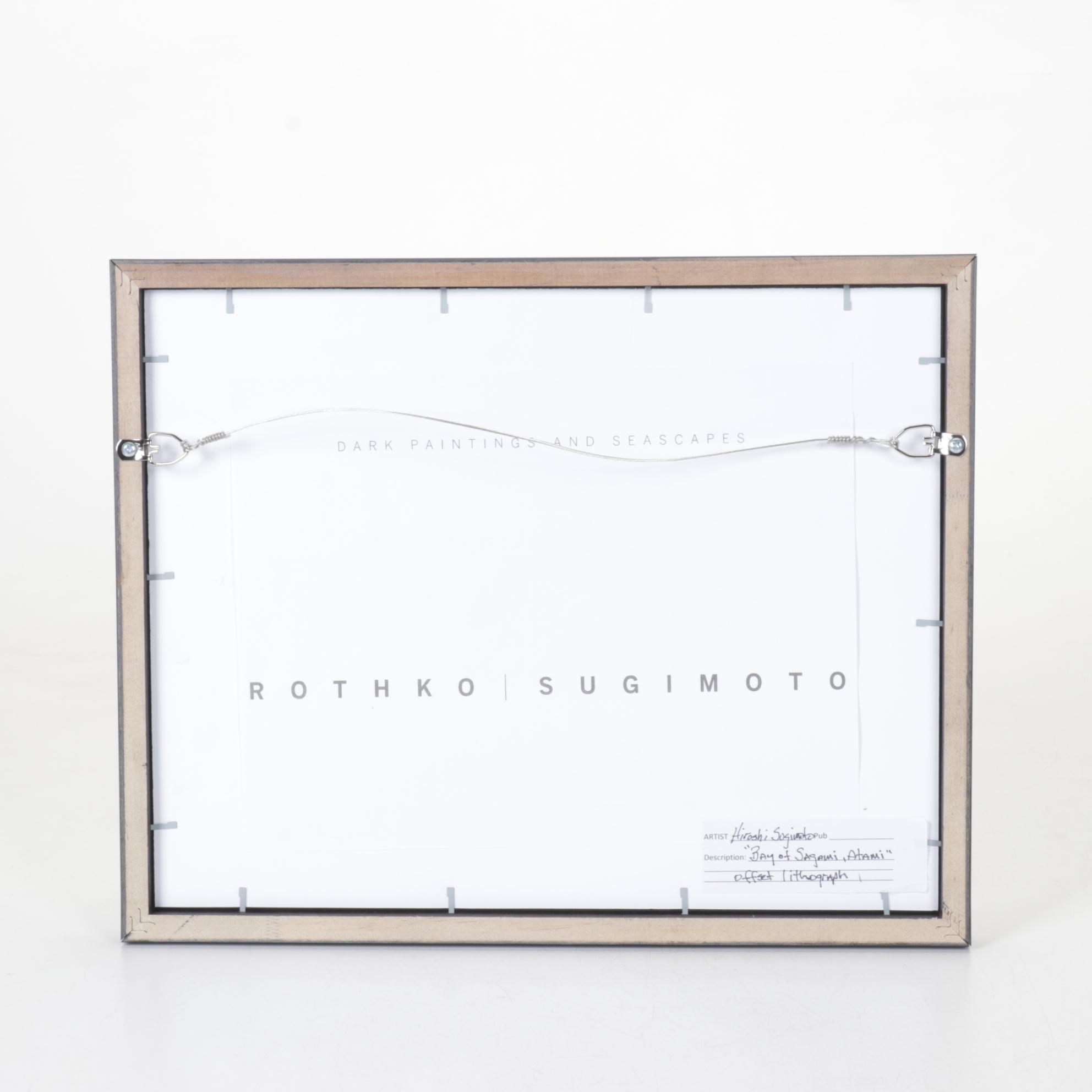 Hiroshi Sugimoto Offset Lithograph "Bay of Sagami, Atami," 1997