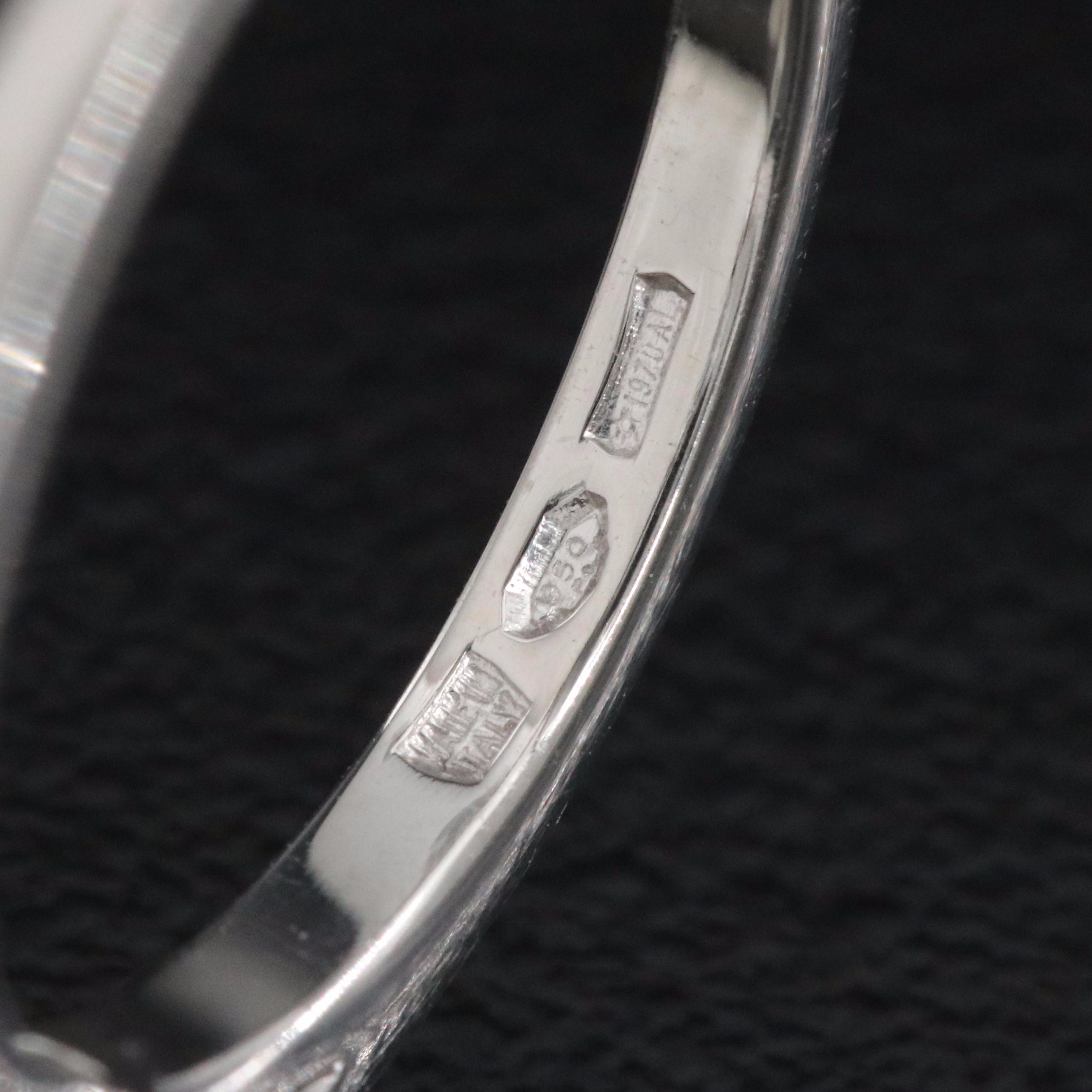 Bulgari BVLGARI Griffe Platinum 0.30 CT Diamond Solitaire Ring with GIA eReport