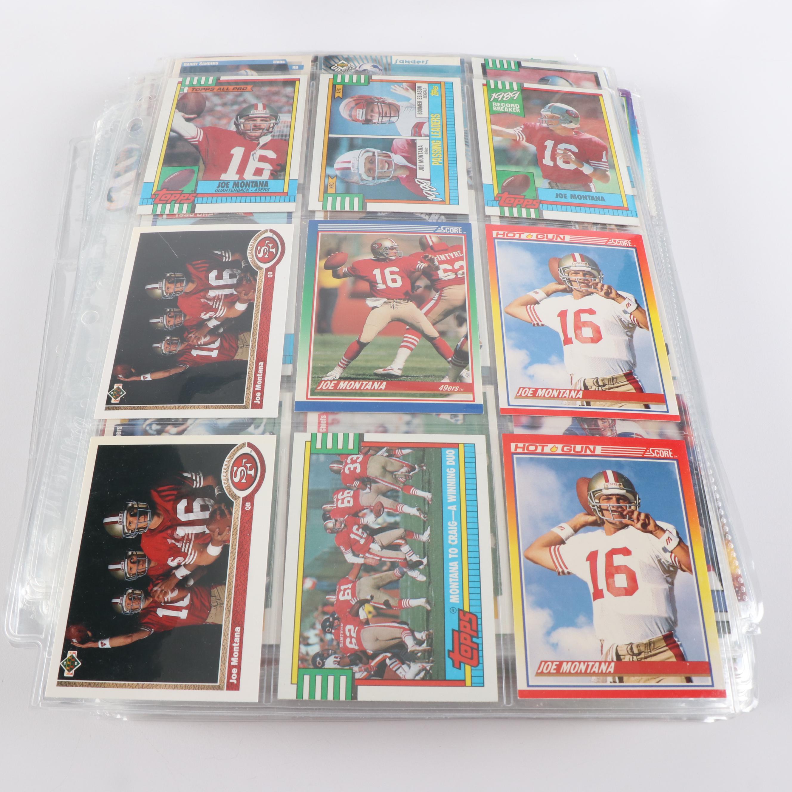 500+ Card Lot Includes Mahomes, Brady, Montana, Sanders, Elway, and E.Smith