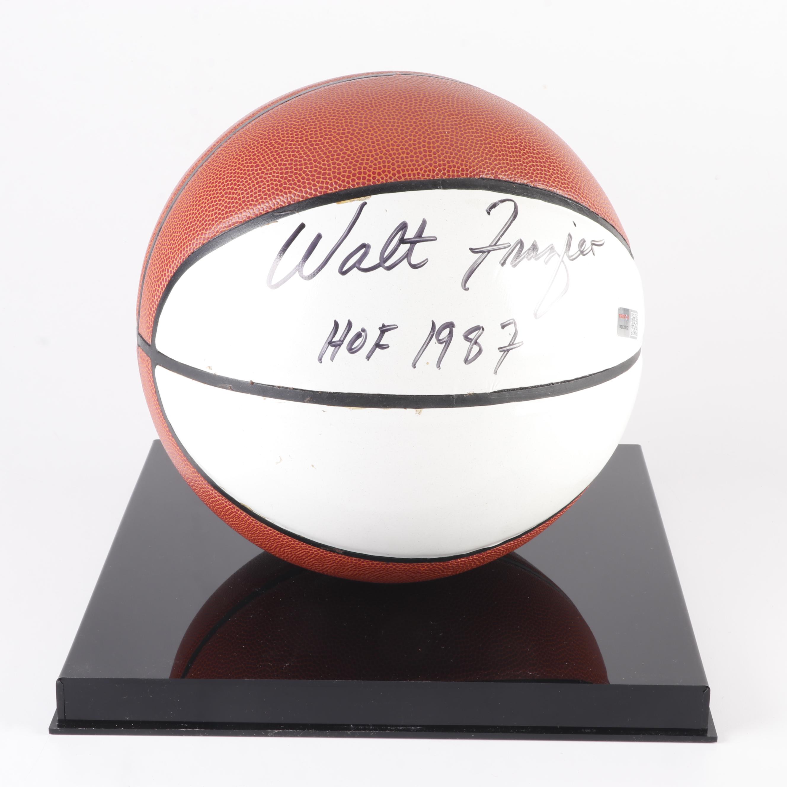 Walt Frazier Signed Basketball, New York Knicks, TriStar