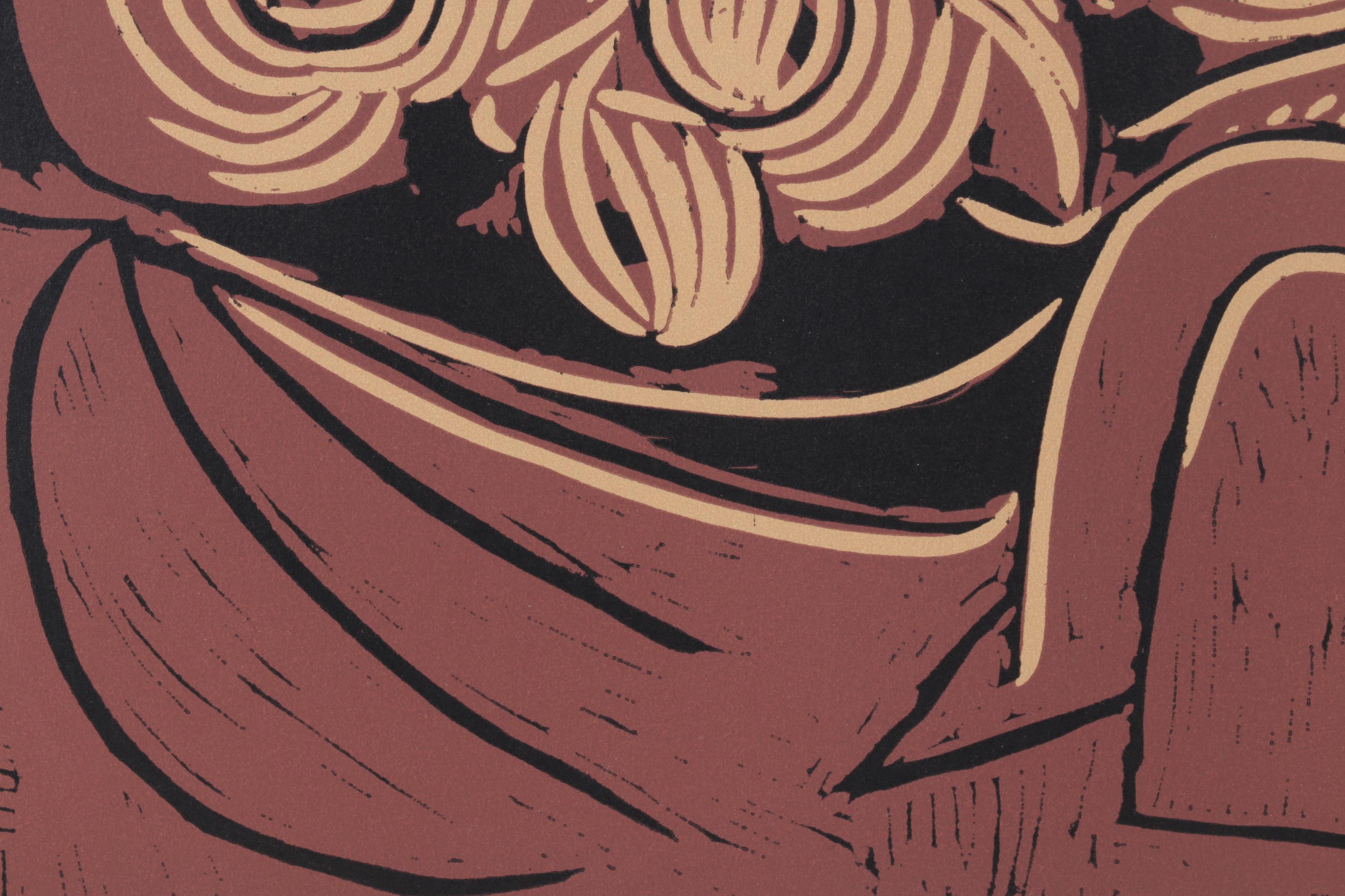 Pablo Picasso Linocut "Reclining Woman & Picador with Guitar," 1962