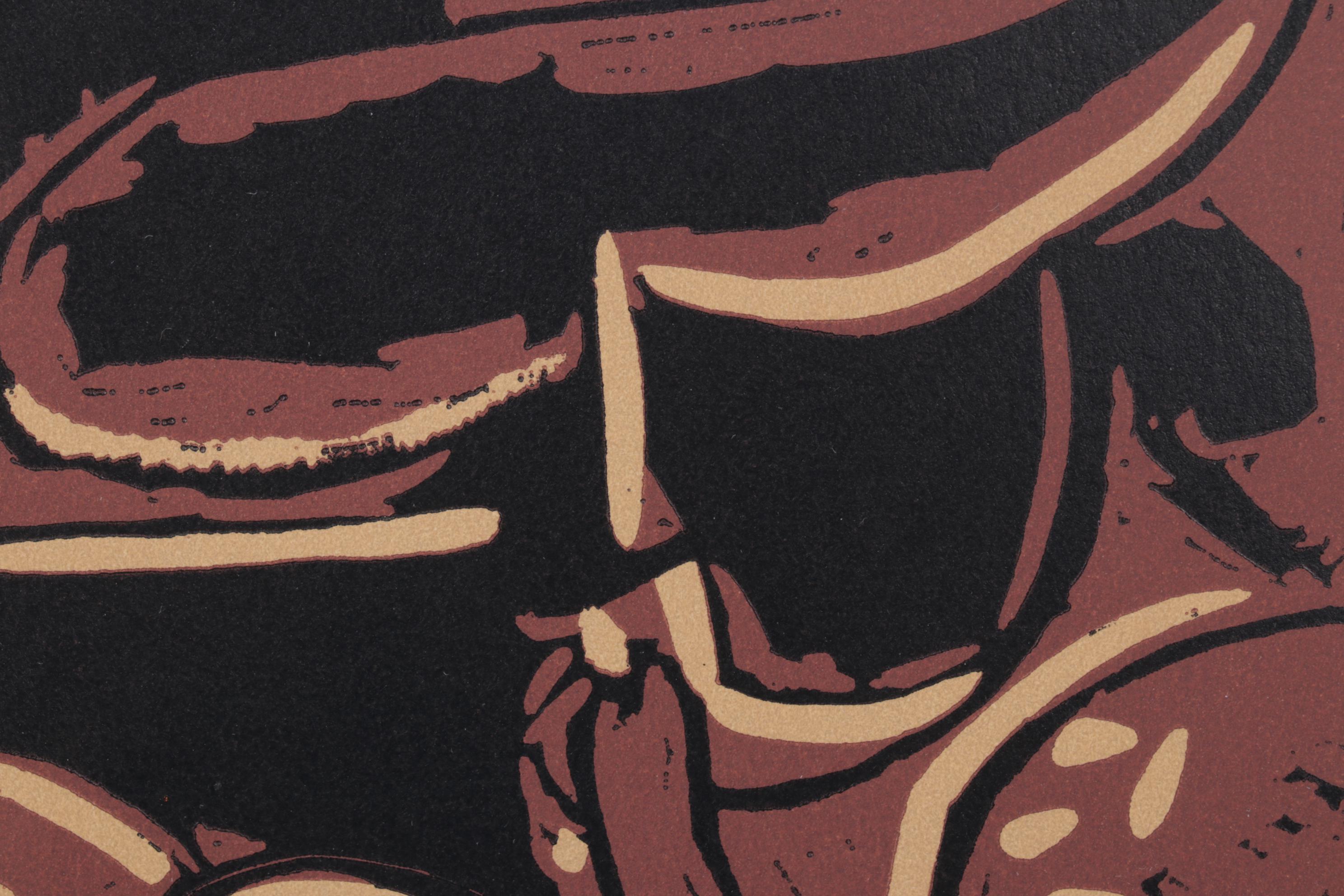 Pablo Picasso Linocut "Reclining Woman & Picador with Guitar," 1962