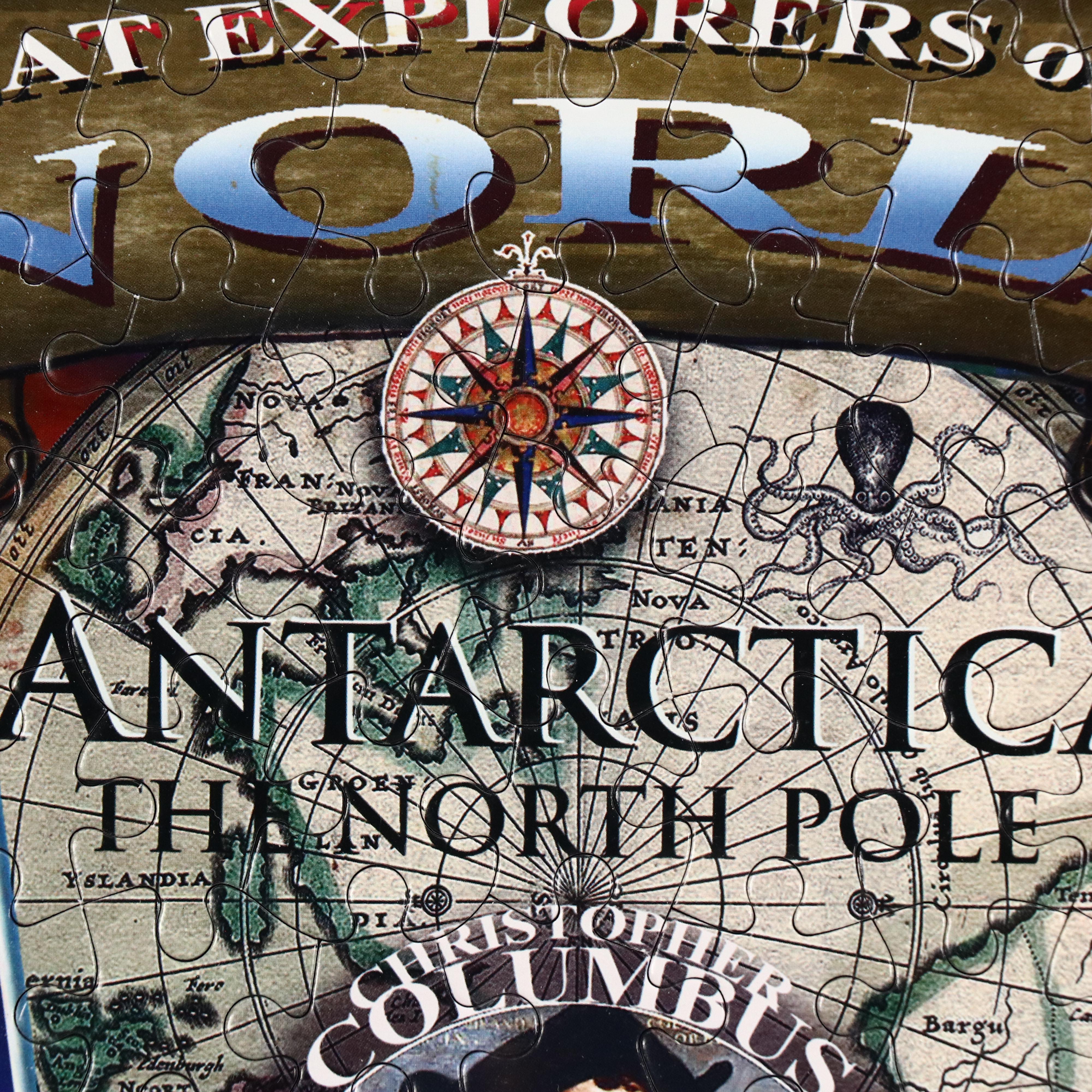 "Great Explorers of the World" Framed Jigsaw Puzzle