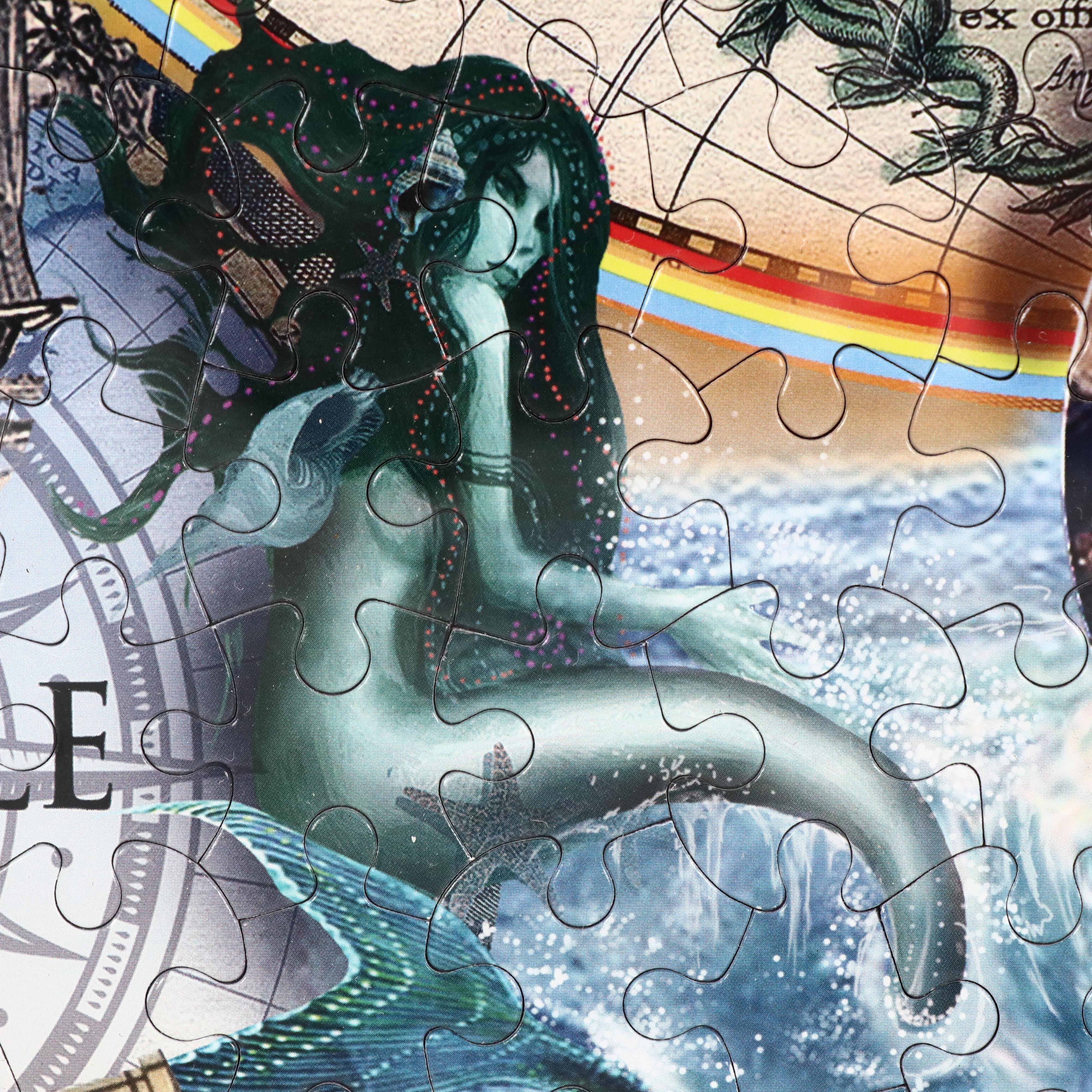 "Great Explorers of the World" Framed Jigsaw Puzzle