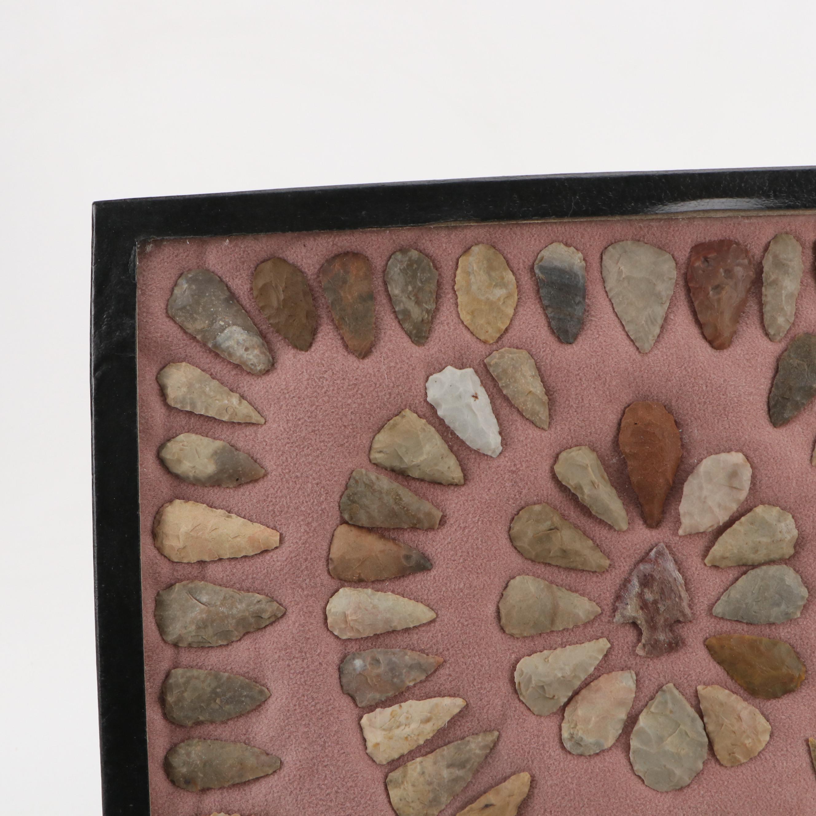 Indigenous Flint, Chert and Other Stone Arrowheads and Points