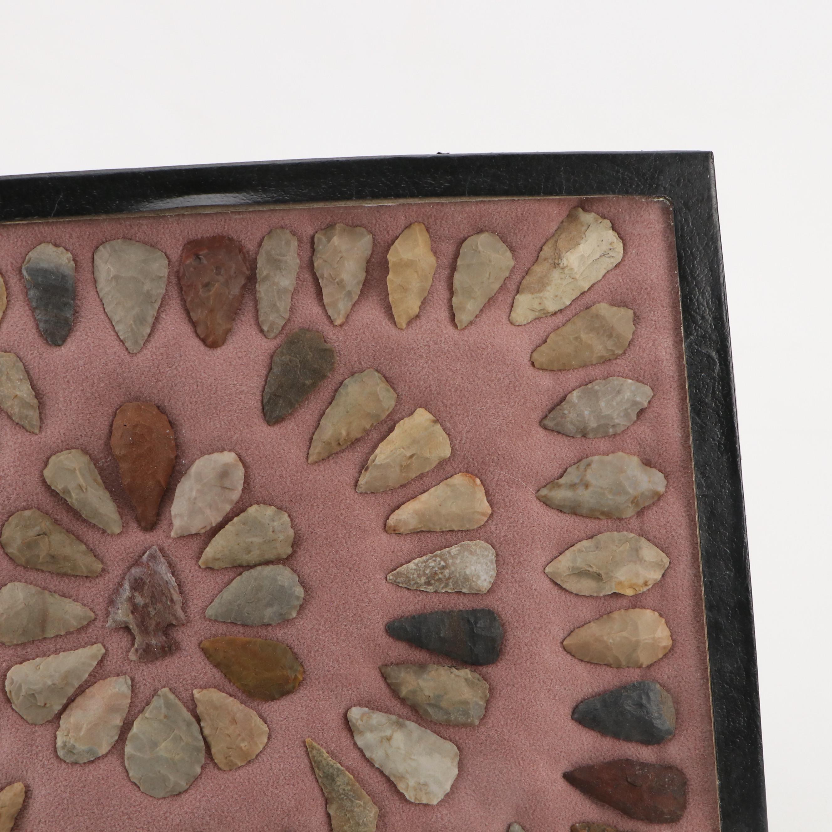 Indigenous Flint, Chert and Other Stone Arrowheads and Points