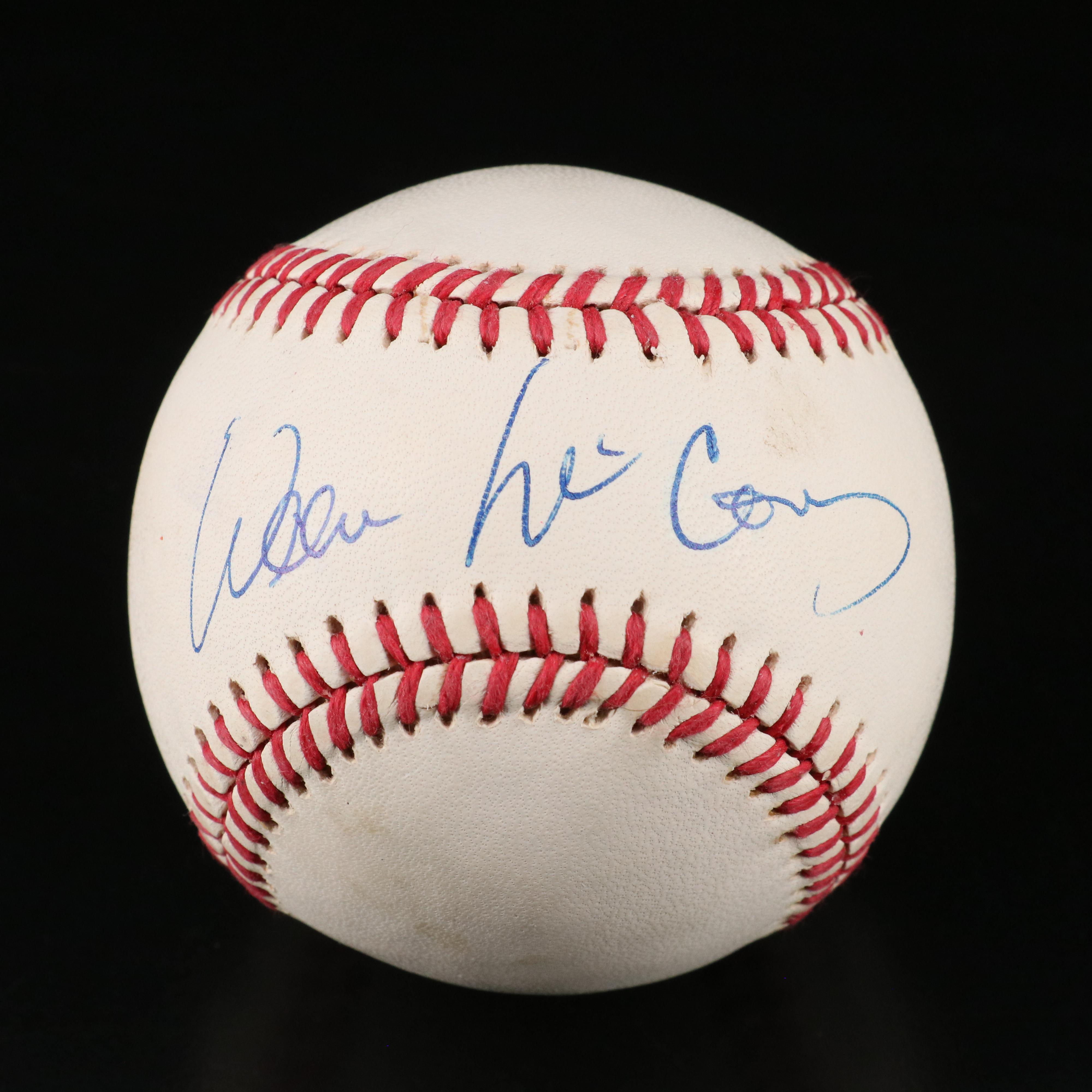 Willie McCovey Signed Baseball, San Francisco Giants, Hall of Fame