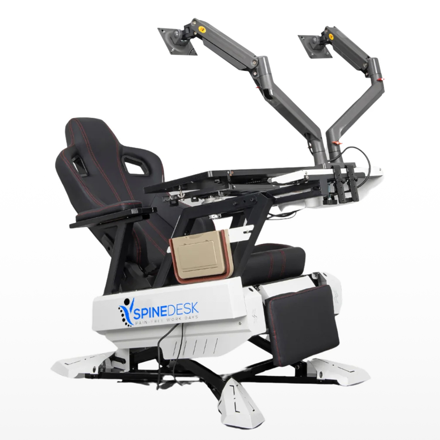 SpineDesk Ergonomic Reclining Computer Chair Work Station