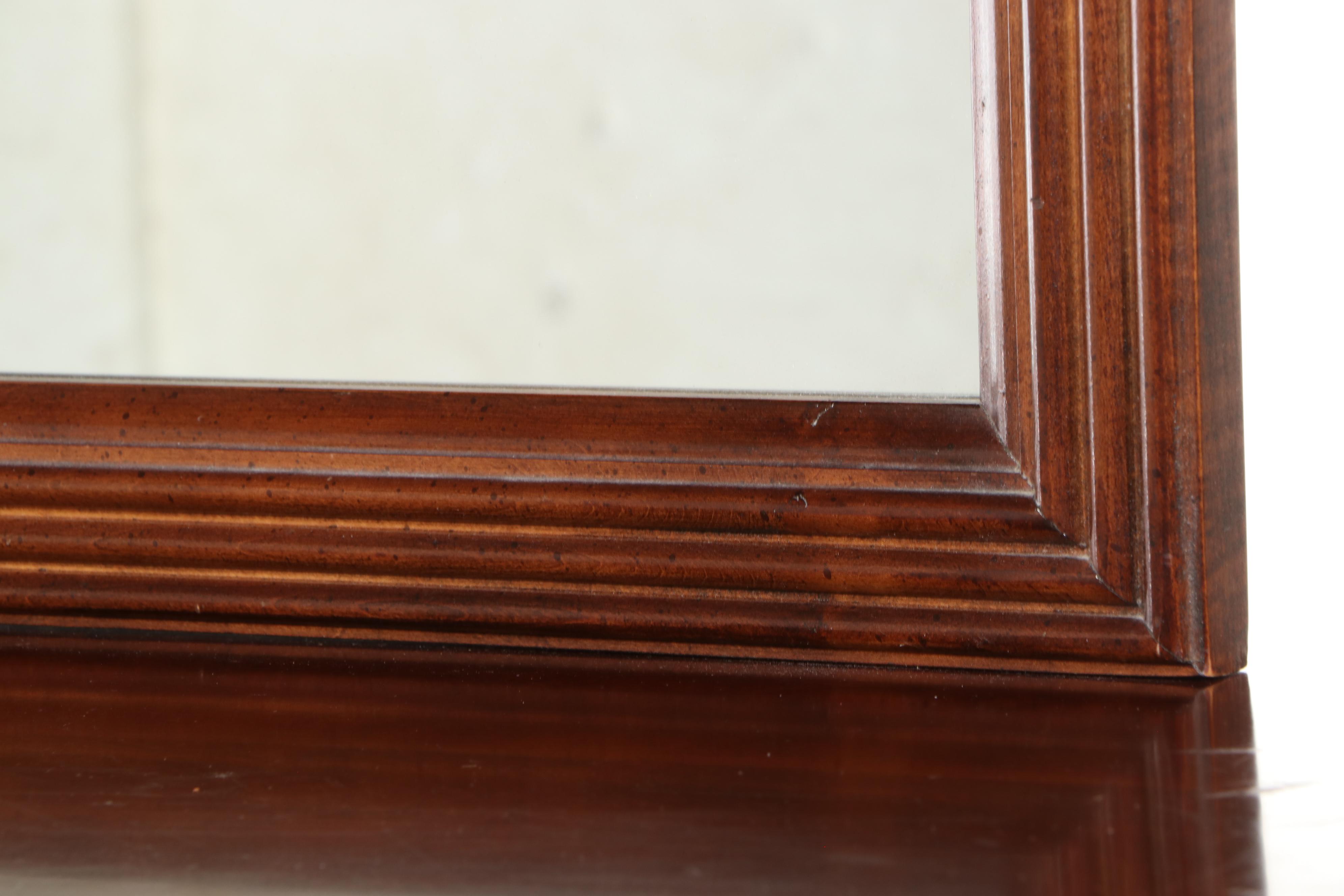 Lenoir House Colonial Style Cherry Dresser with Mirror, Chest, and Nightstand