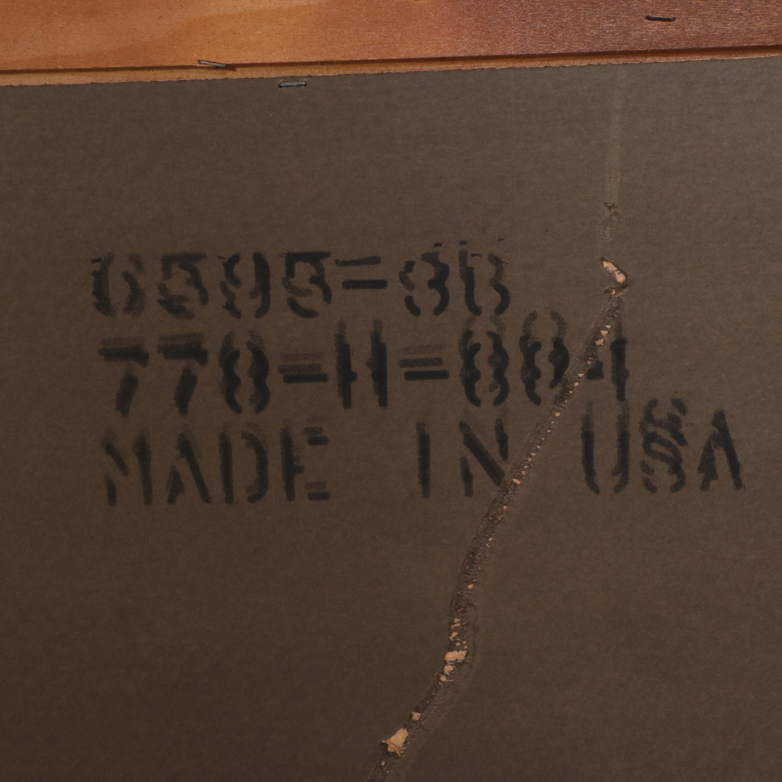 Lenoir House Colonial Style Cherry Dresser with Mirror, Chest, and Nightstand