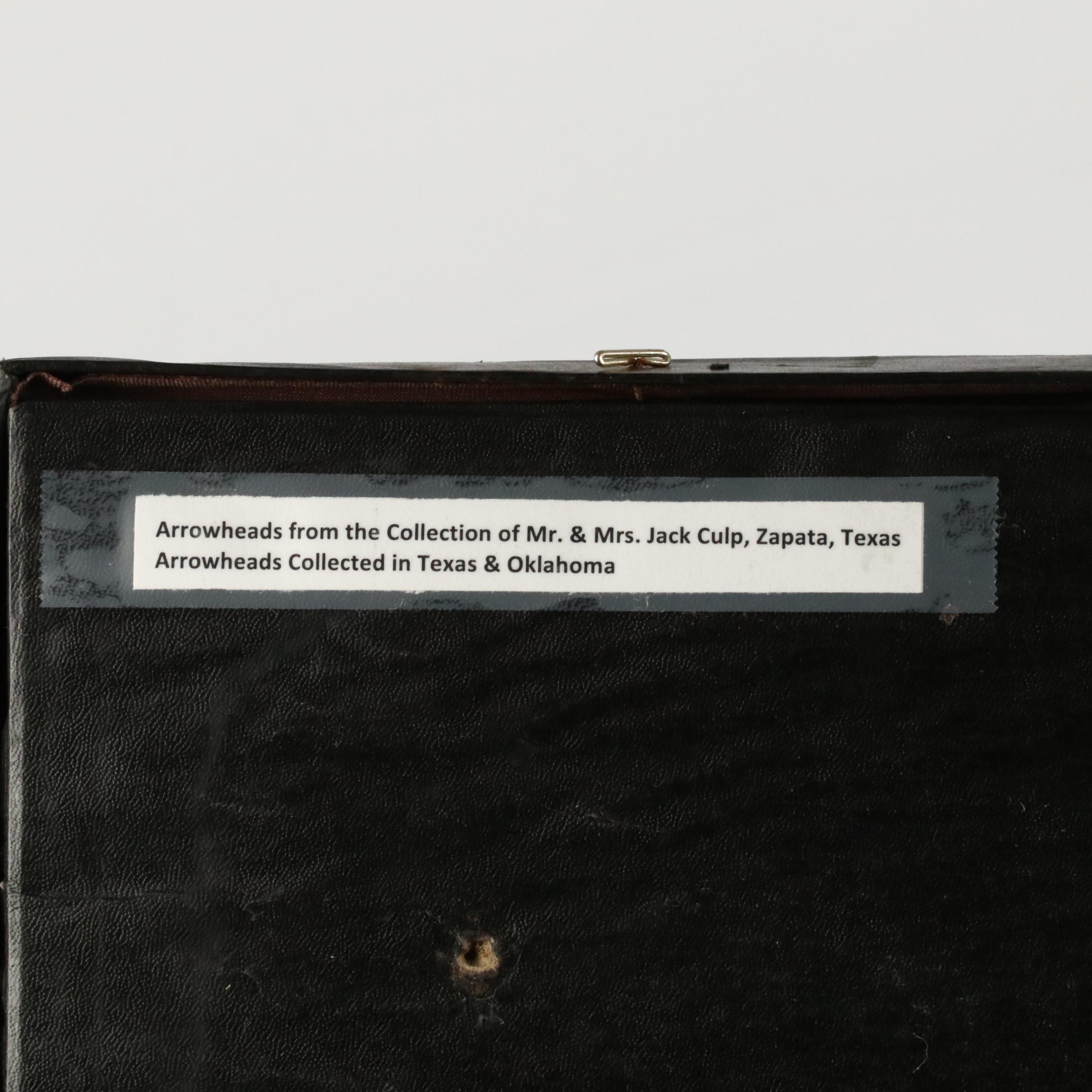 Indigenous Knapped Flint and Other Stone Arrowheads, Archaic to Woodland Period