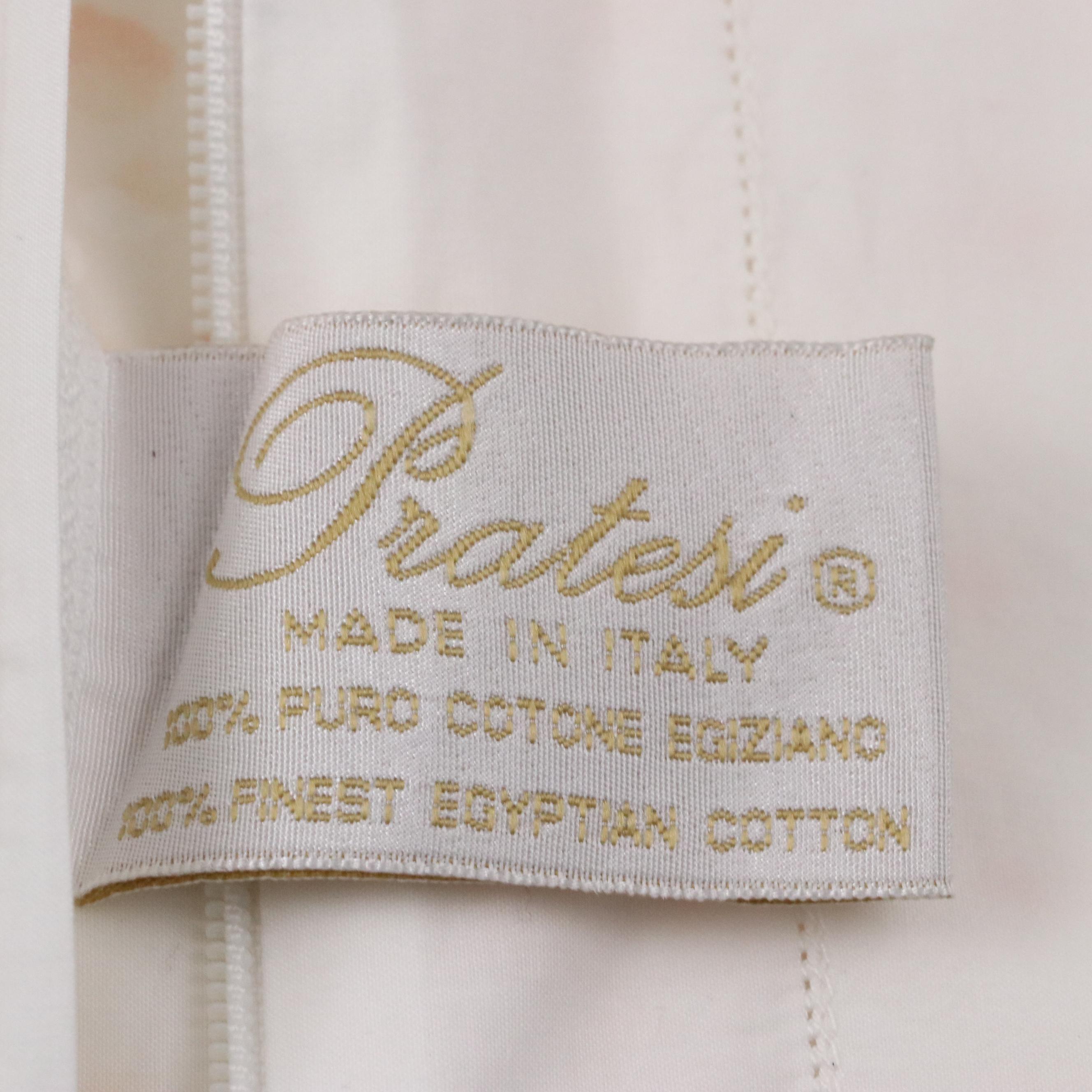 Pratesi Egyptian Cotton Duvet Cover with Polyester Blend Sheet and Bed Covers