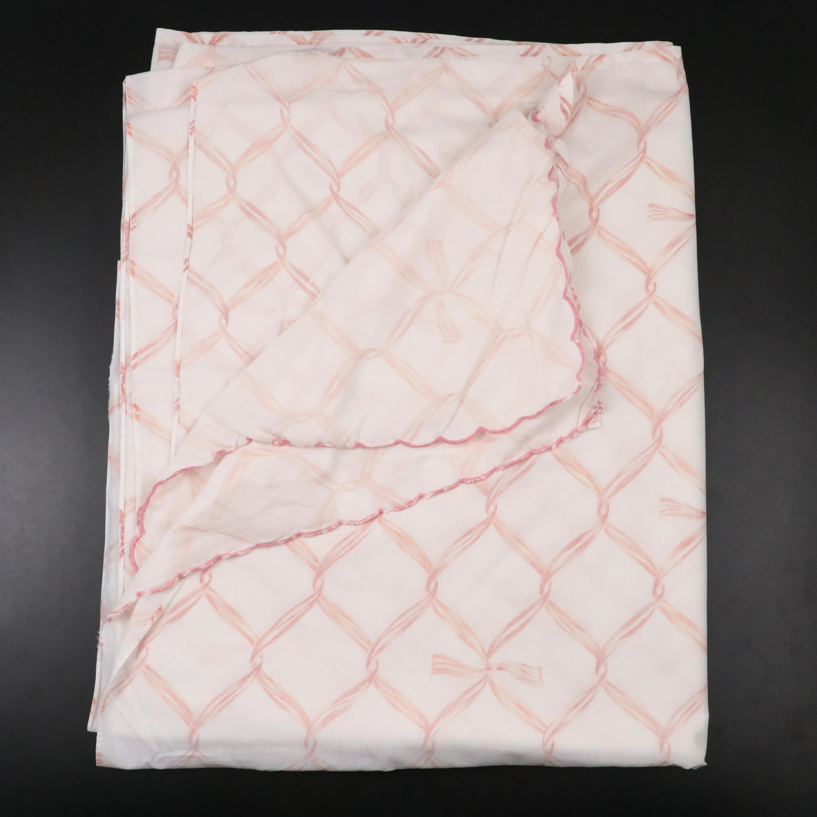 Pratesi Egyptian Cotton Duvet Cover with Polyester Blend Sheet and Bed Covers