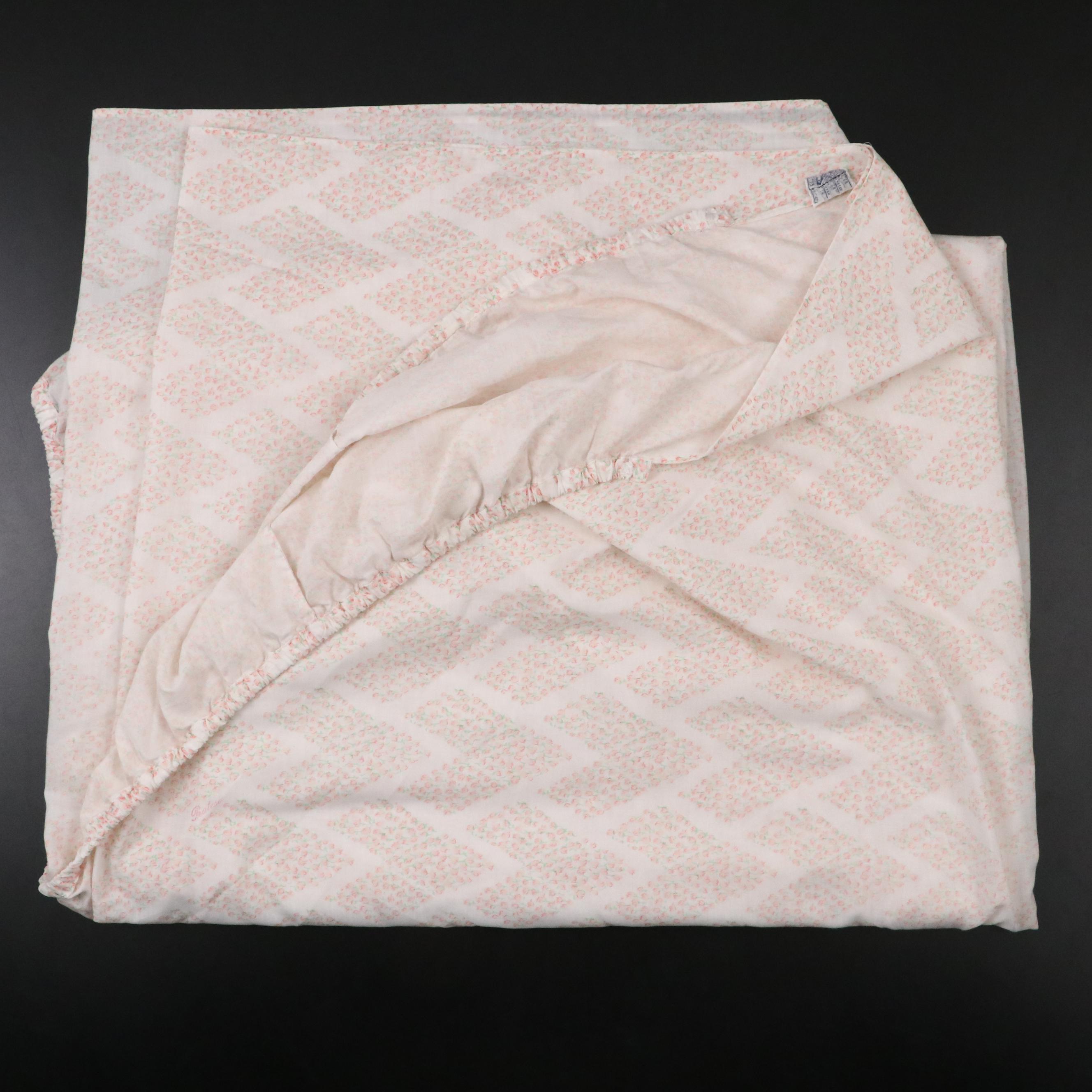 Pratesi Egyptian Cotton Duvet Cover with Polyester Blend Sheet and Bed Covers