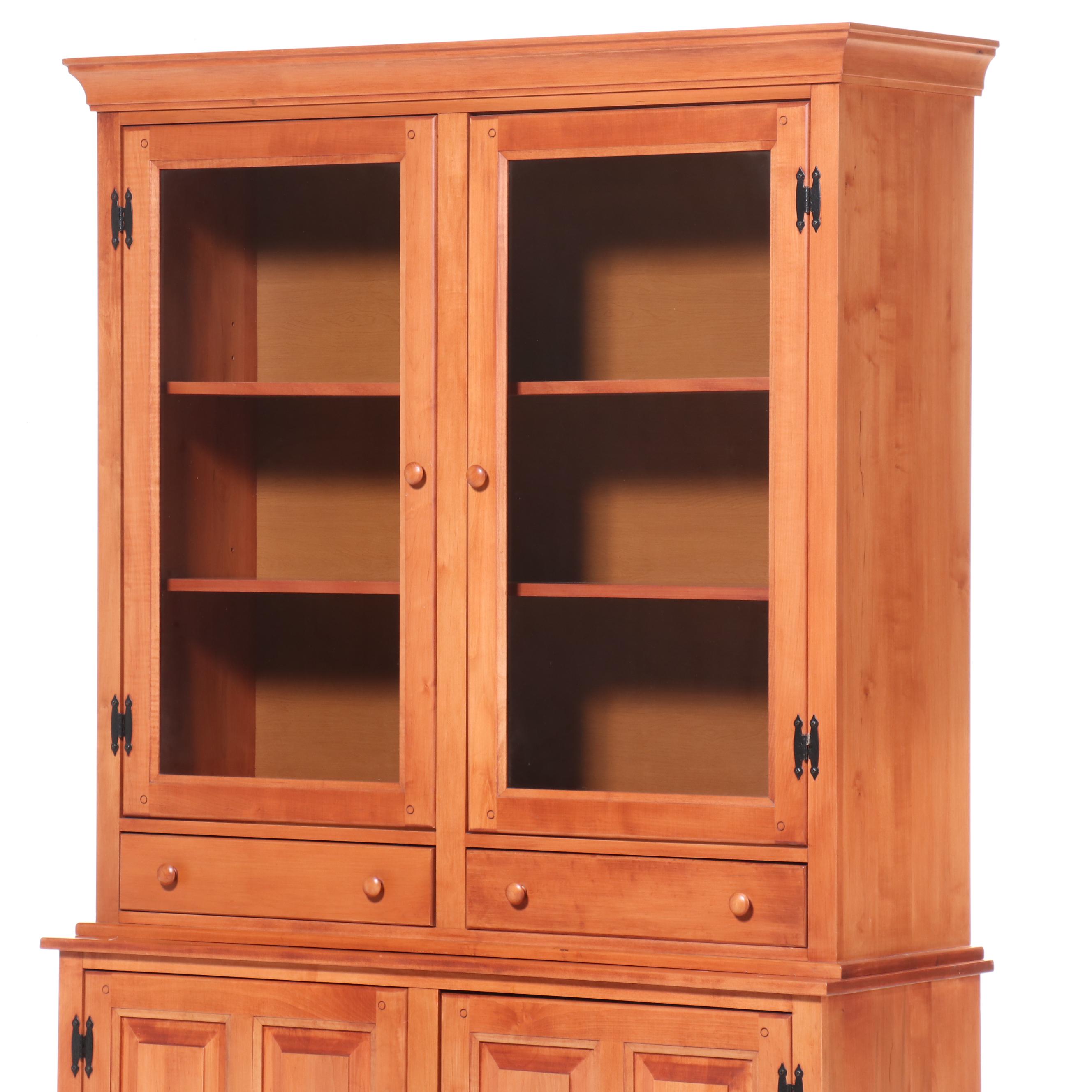 Crawford Furniture Mfg. Co. Cherry China Cabinet