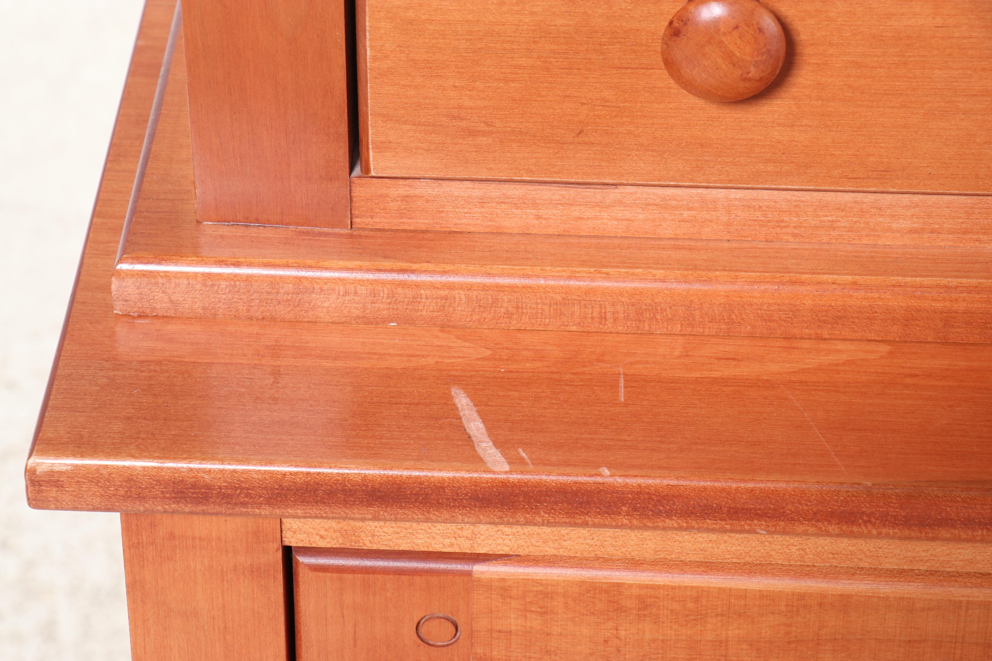 Crawford Furniture Mfg. Co. Cherry China Cabinet