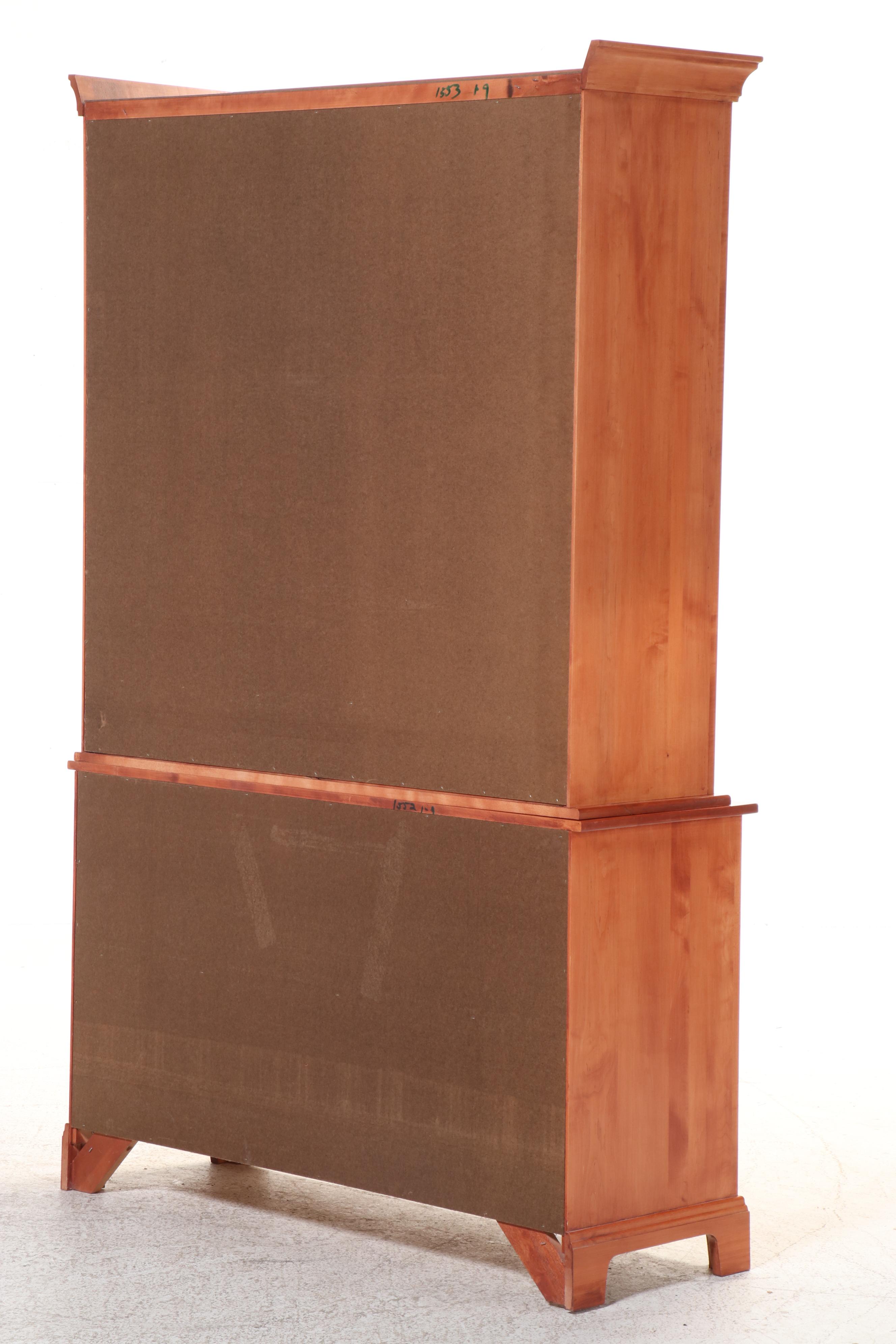 Crawford Furniture Mfg. Co. Cherry China Cabinet