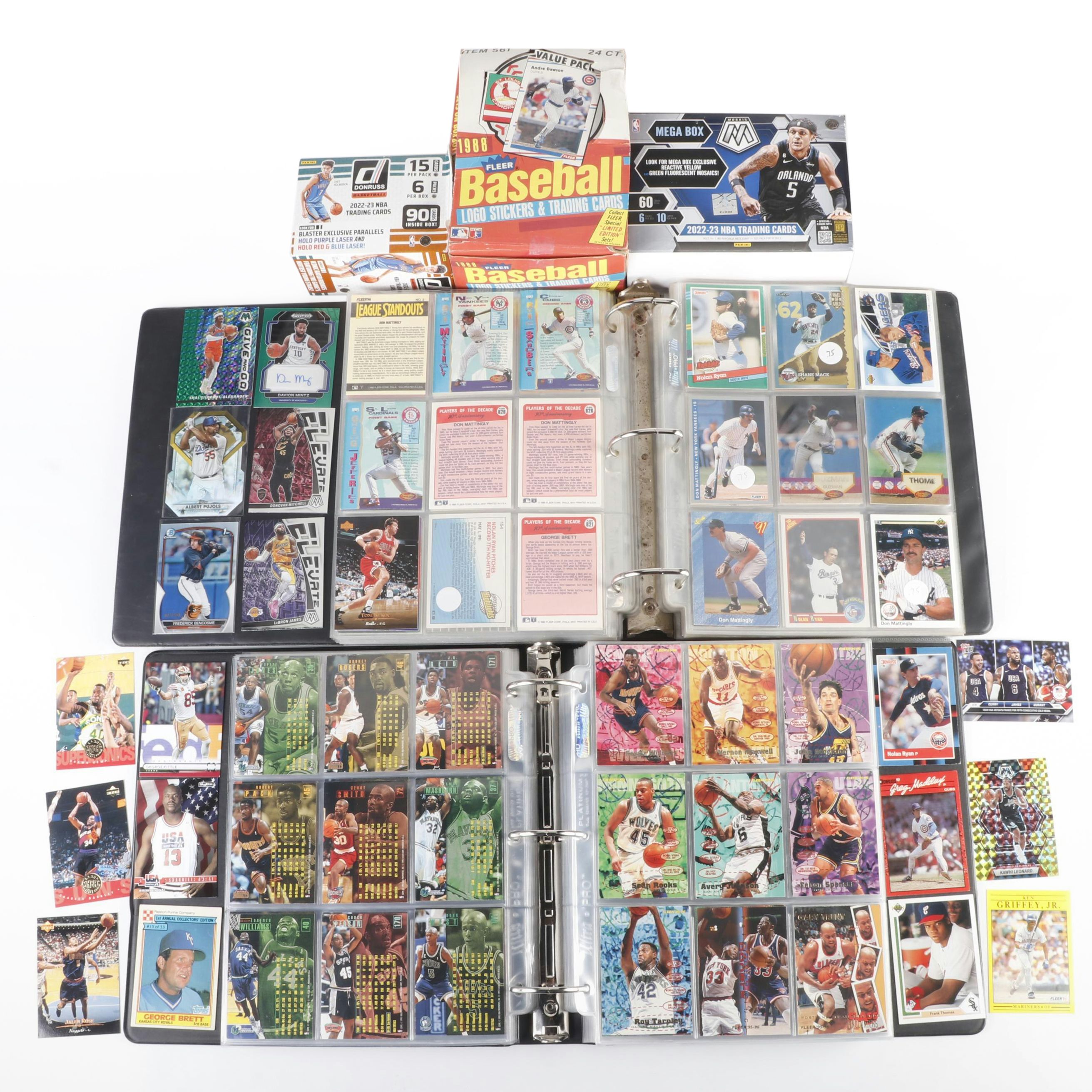 Prizm with Other Sports Cards Featuring LeBron James, Ken Griffey Jr., and More