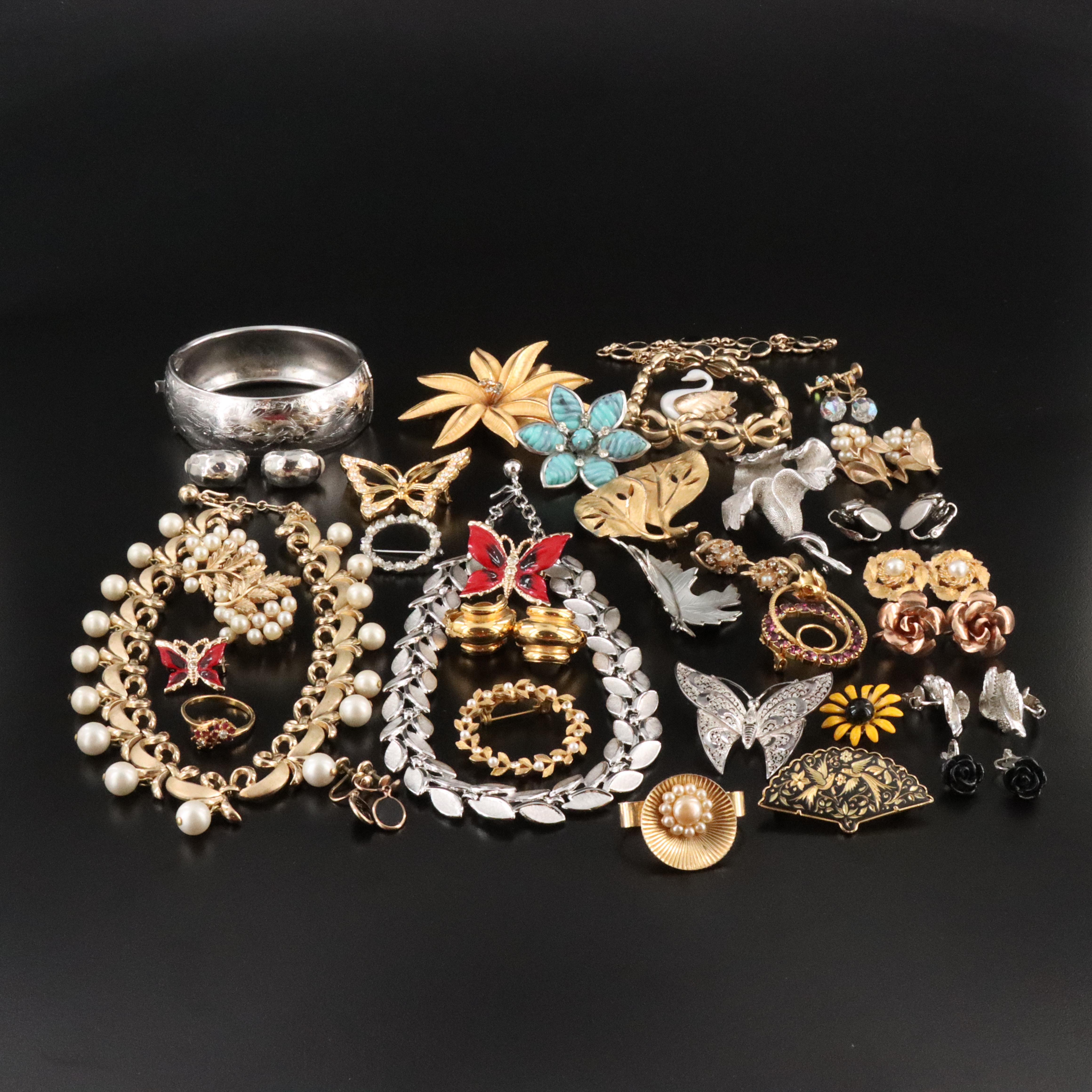 Coro, Trifari and Monet Featured in Vintage Costume Jewelry Collection