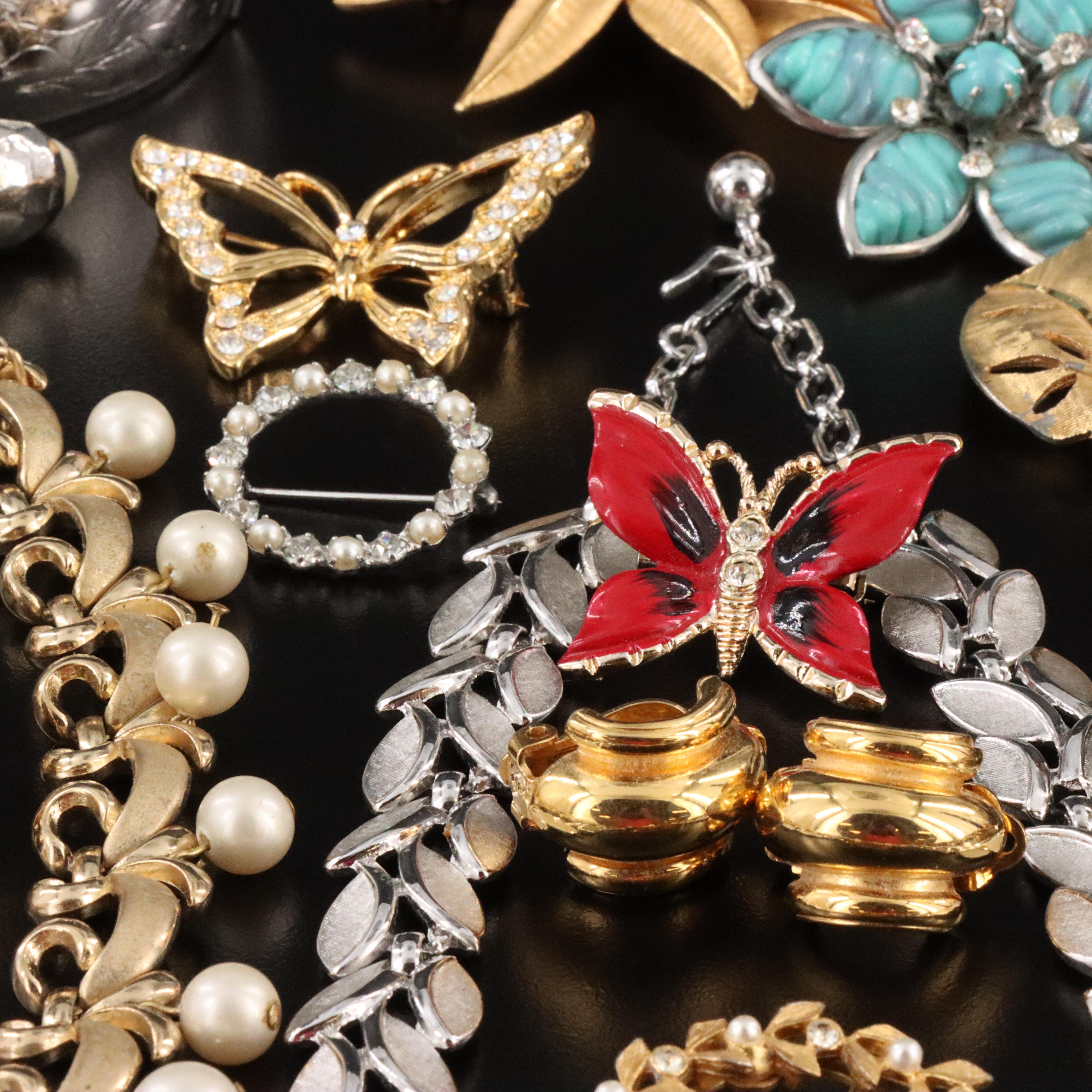 Coro, Trifari and Monet Featured in Vintage Costume Jewelry Collection
