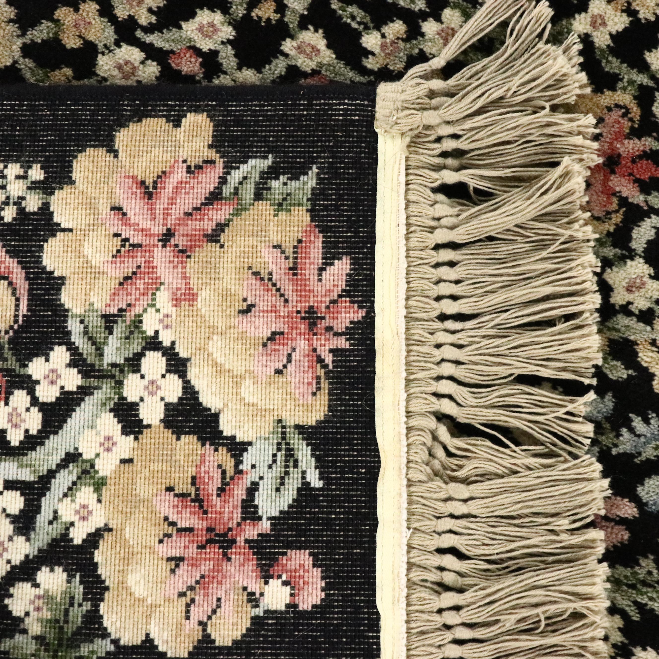 4'4 x 6'9 Machine Made Karastan "Garden of Eden" Persian Floral Style Area Rug