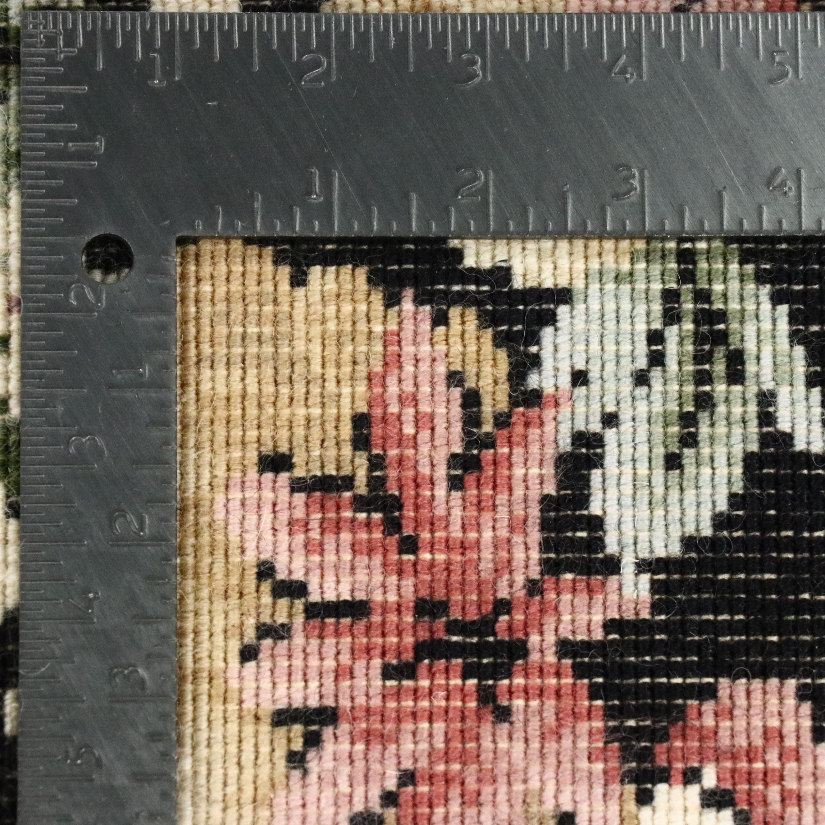 4'4 x 6'9 Machine Made Karastan "Garden of Eden" Persian Floral Style Area Rug