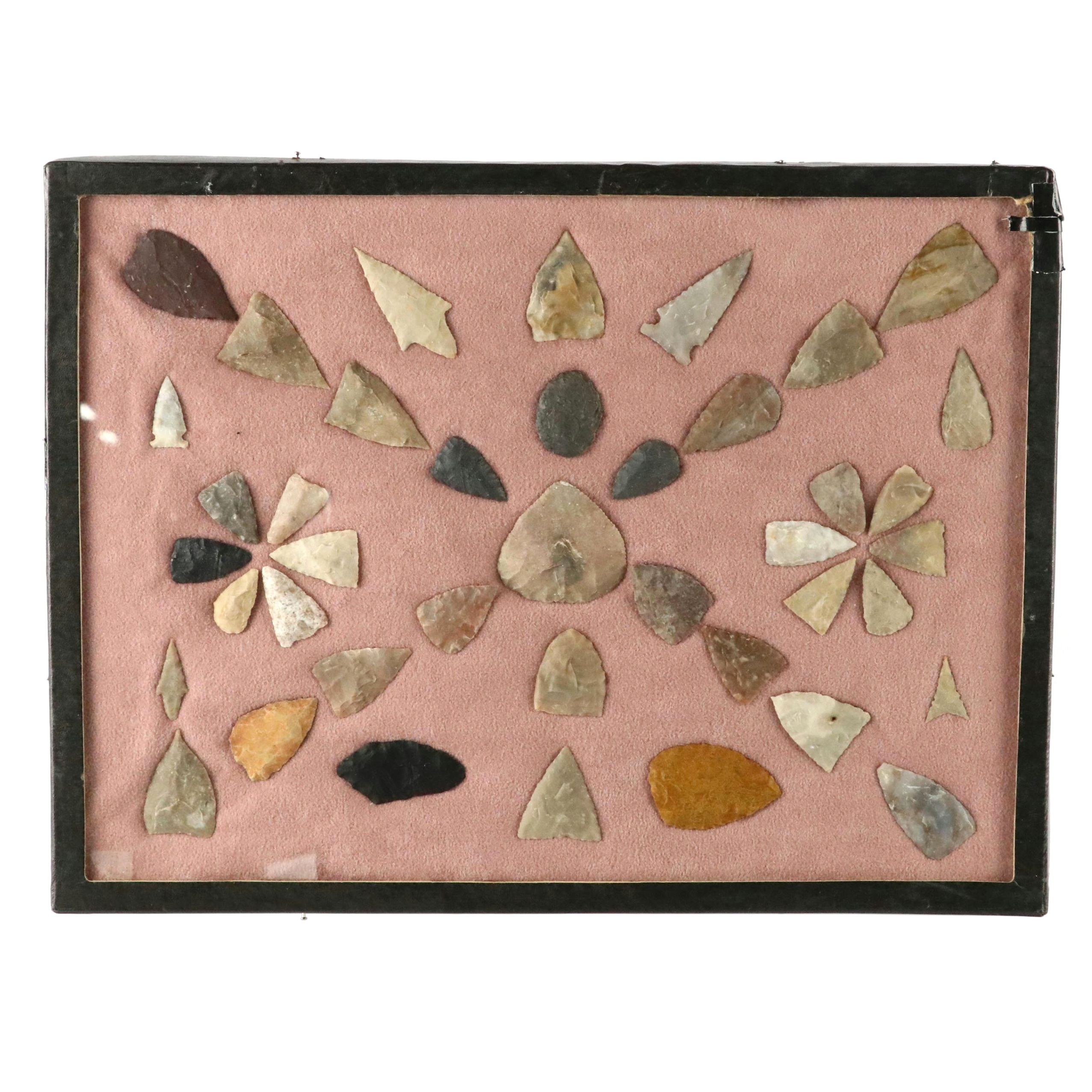 Indigenous Flint, Chert and Other Stone Arrowheads and Points