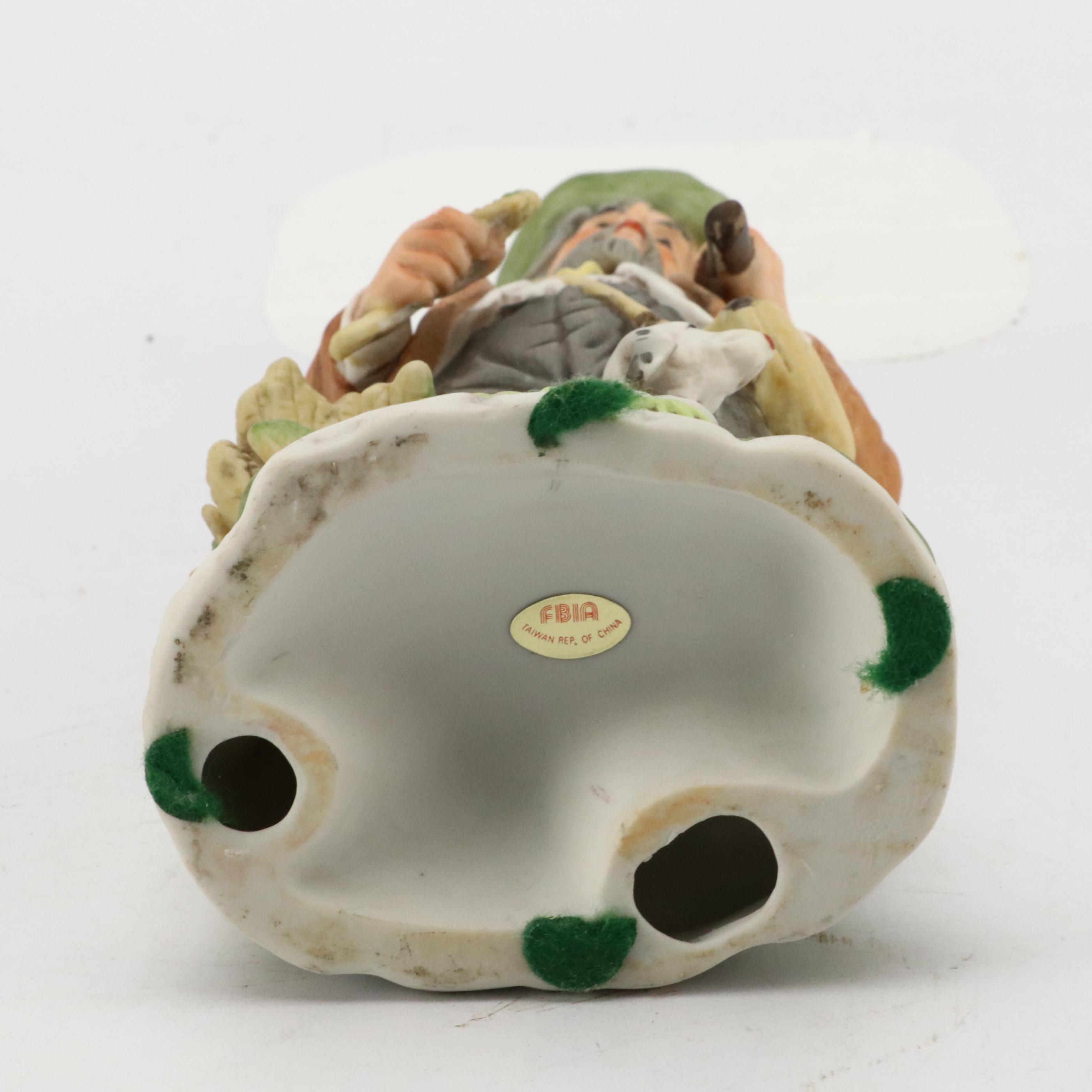 Homco, FBIA and Other Ceramic Figurines, Late 20th Century