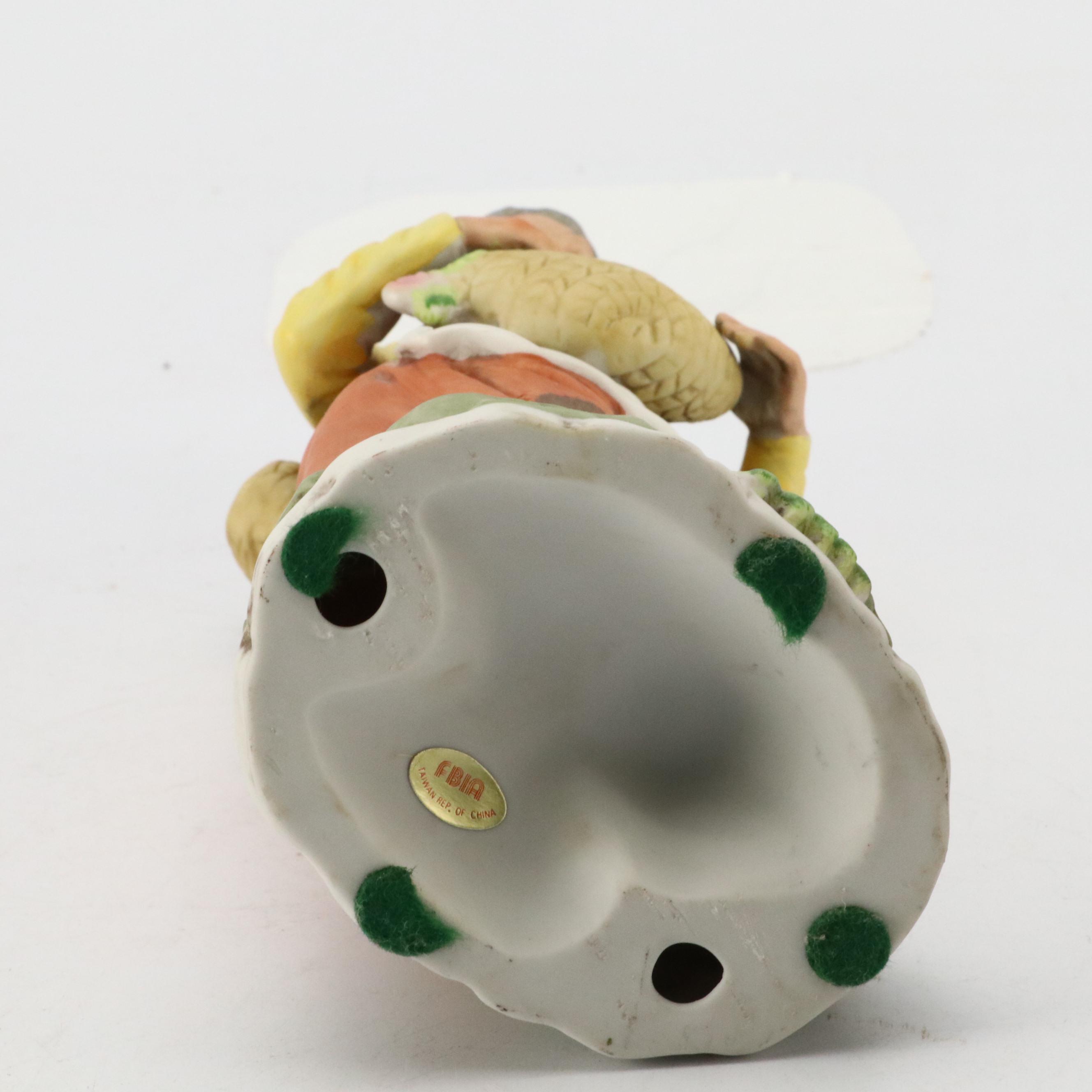 Homco, FBIA and Other Ceramic Figurines, Late 20th Century