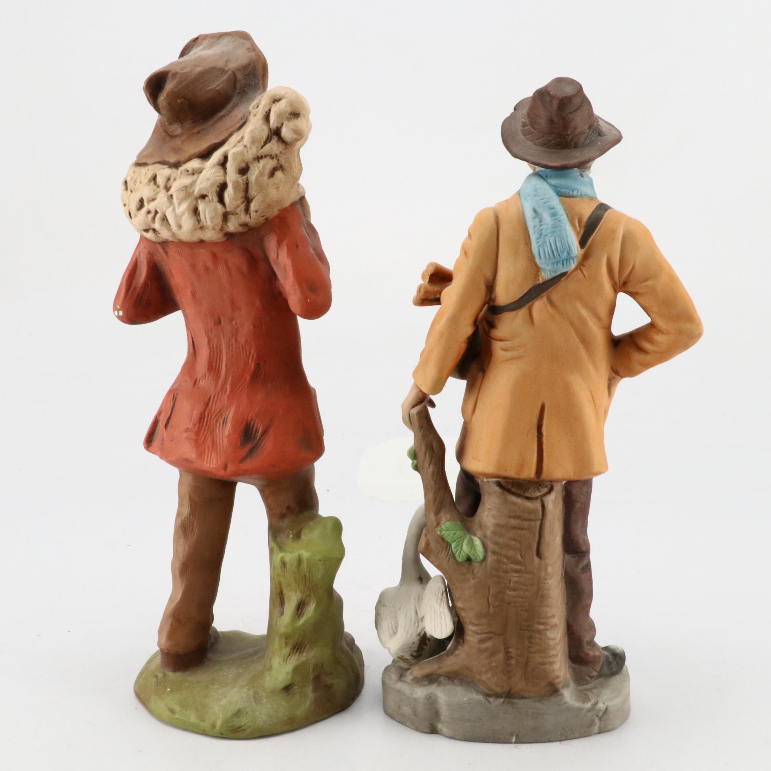 Homco, FBIA and Other Ceramic Figurines, Late 20th Century