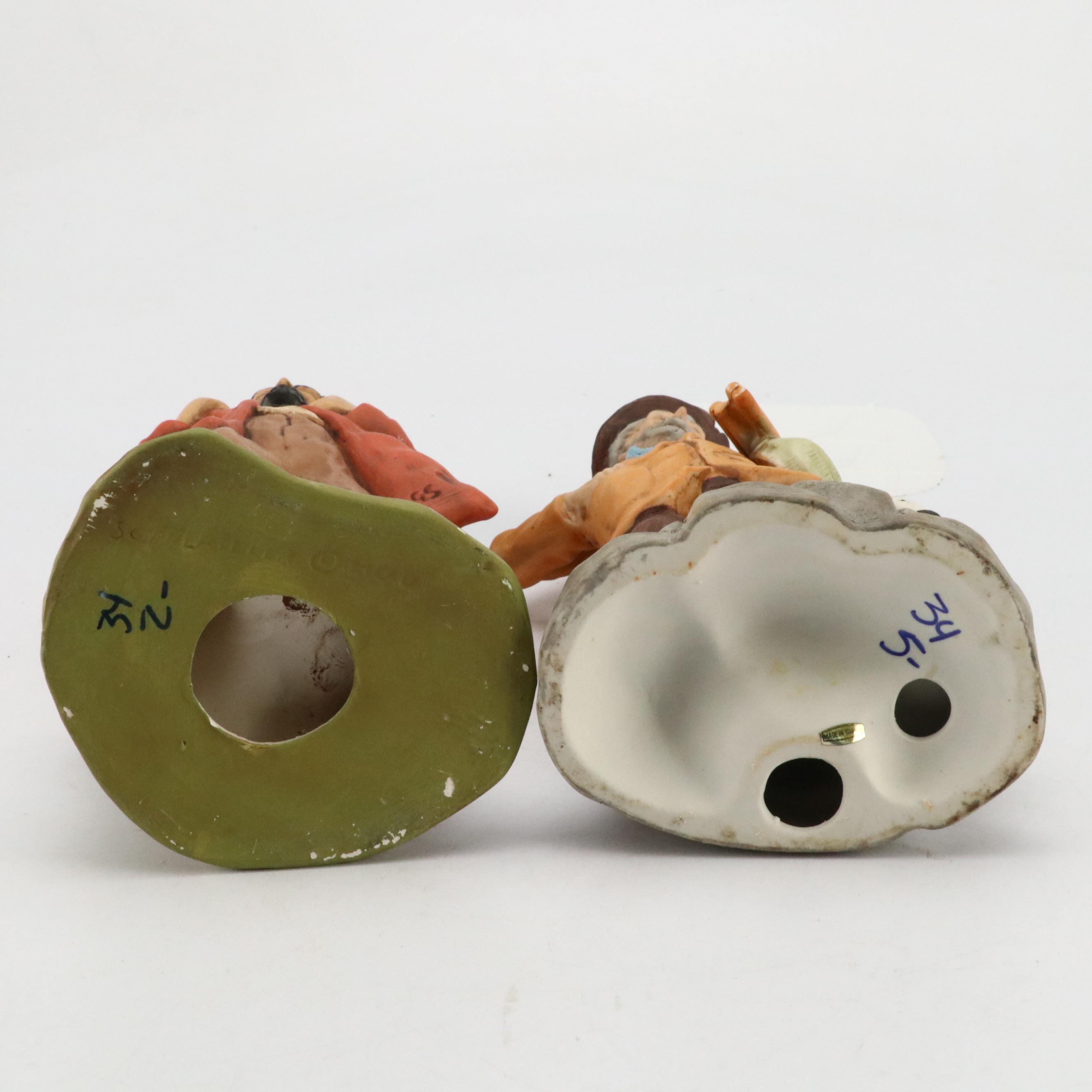 Homco, FBIA and Other Ceramic Figurines, Late 20th Century