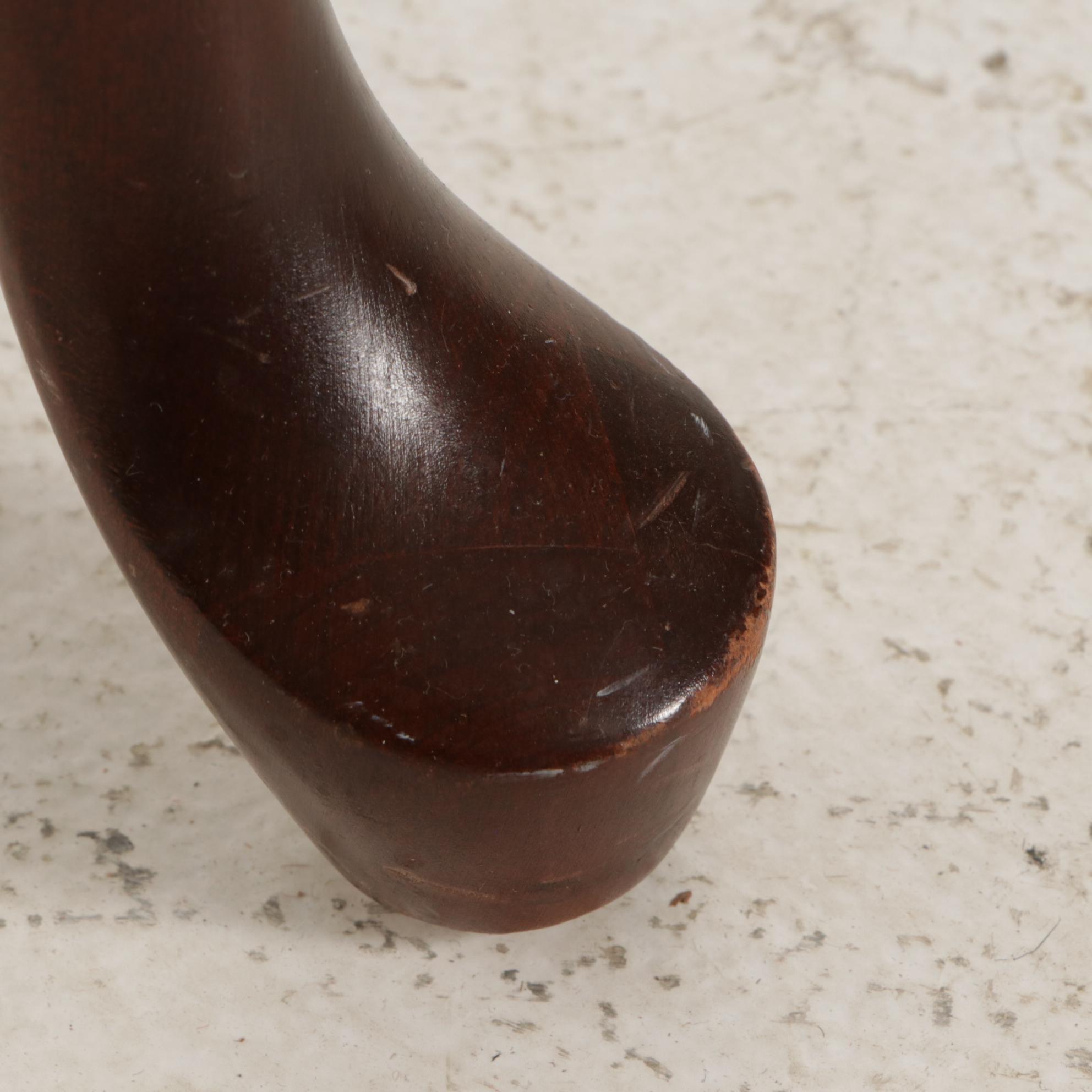 Broyhill Queen Anne Style Cherry End Table, Late 20th Century