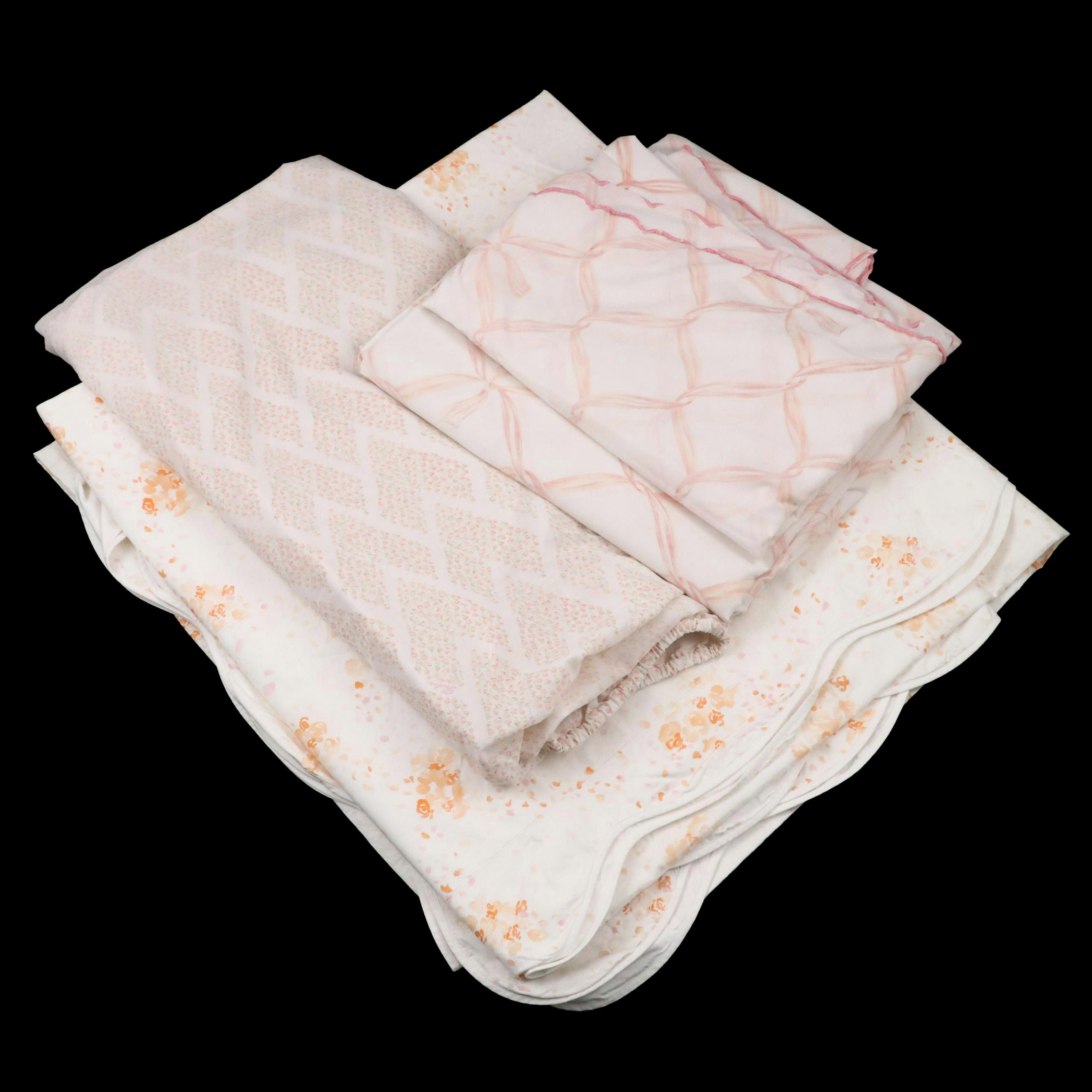 Pratesi Egyptian Cotton Duvet Cover with Polyester Blend Sheet and Bed Covers